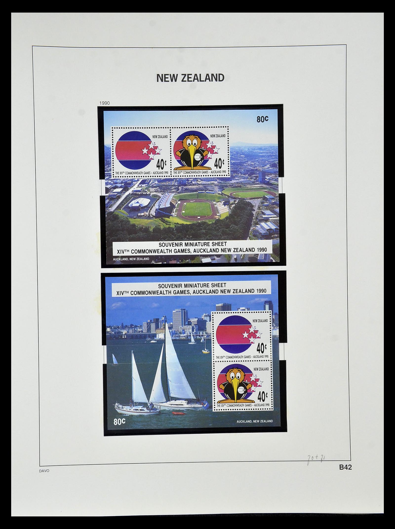 34936 114 - Postzegelverzameling 34936 Nieuw Zeeland 1892-1993.