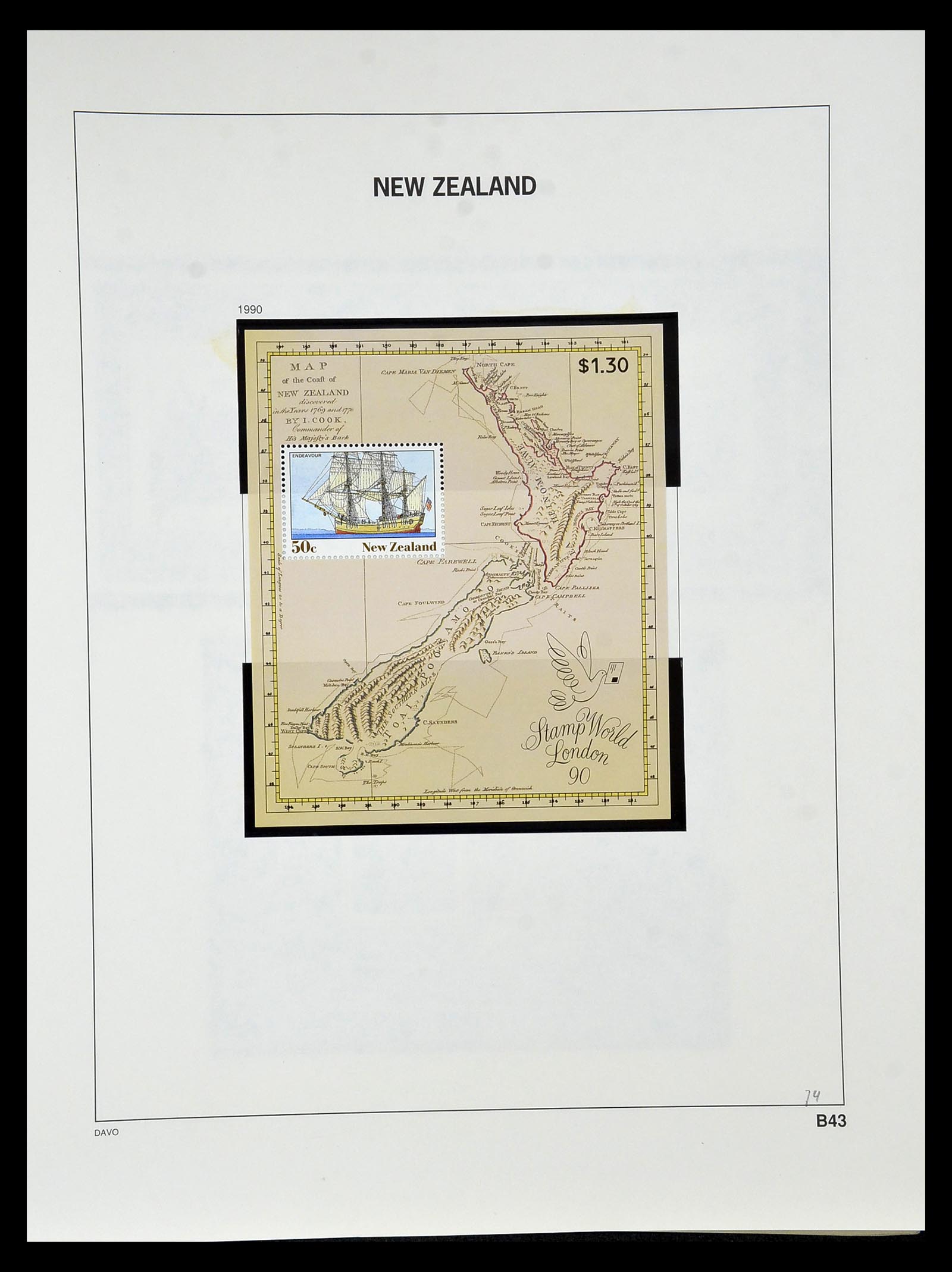 34936 115 - Stamp Collection 34936 New Zealand 1892-1993.