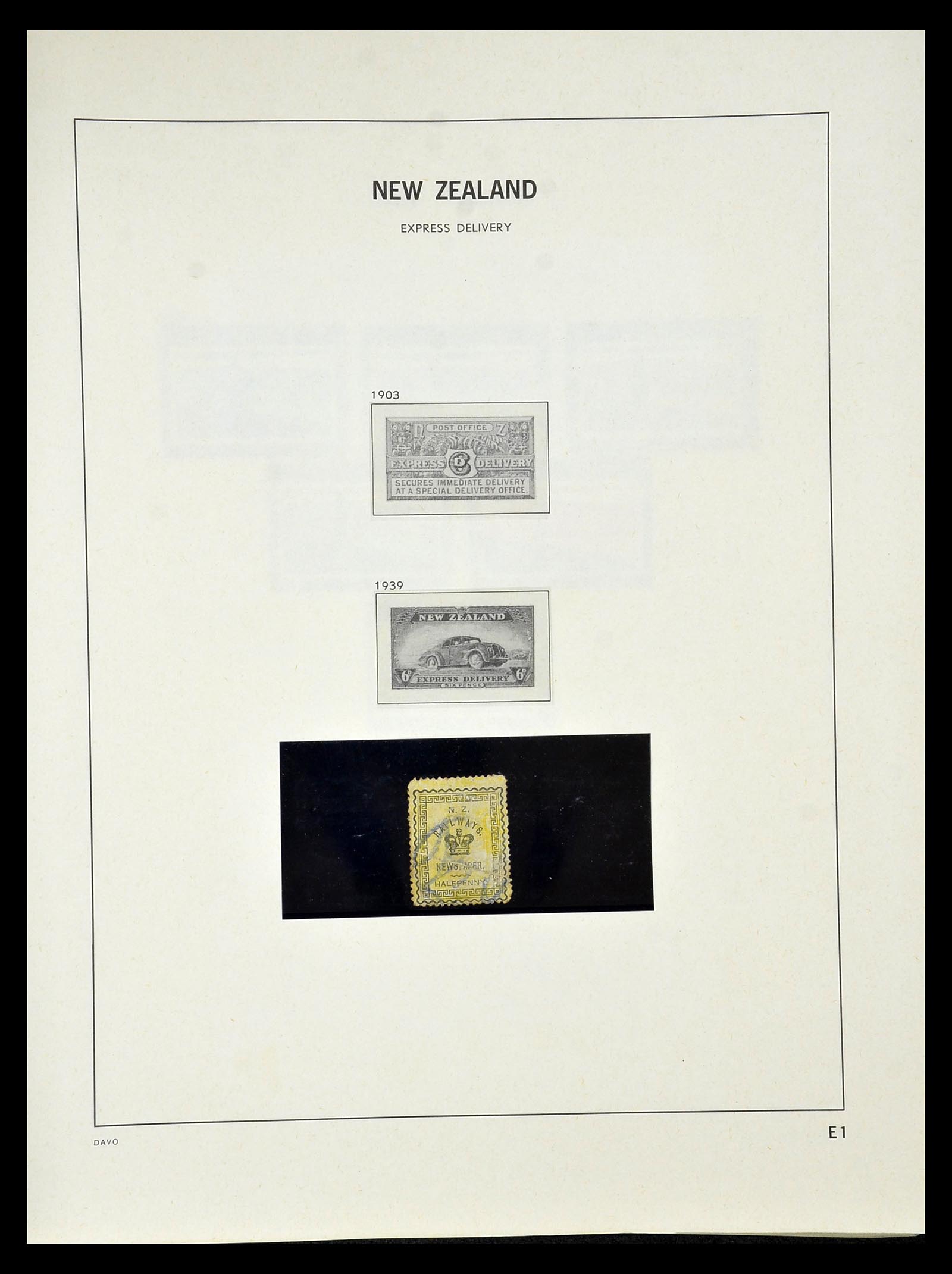 34936 125 - Stamp Collection 34936 New Zealand 1892-1993.