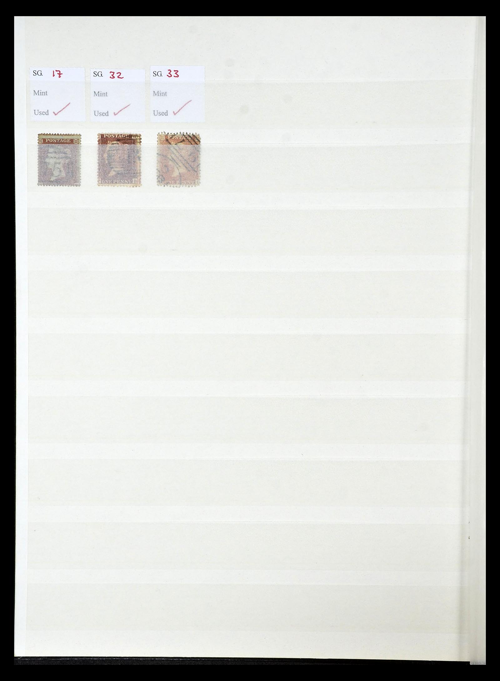 34937 013 - Postzegelverzameling 34937 Engeland 1840-1910.