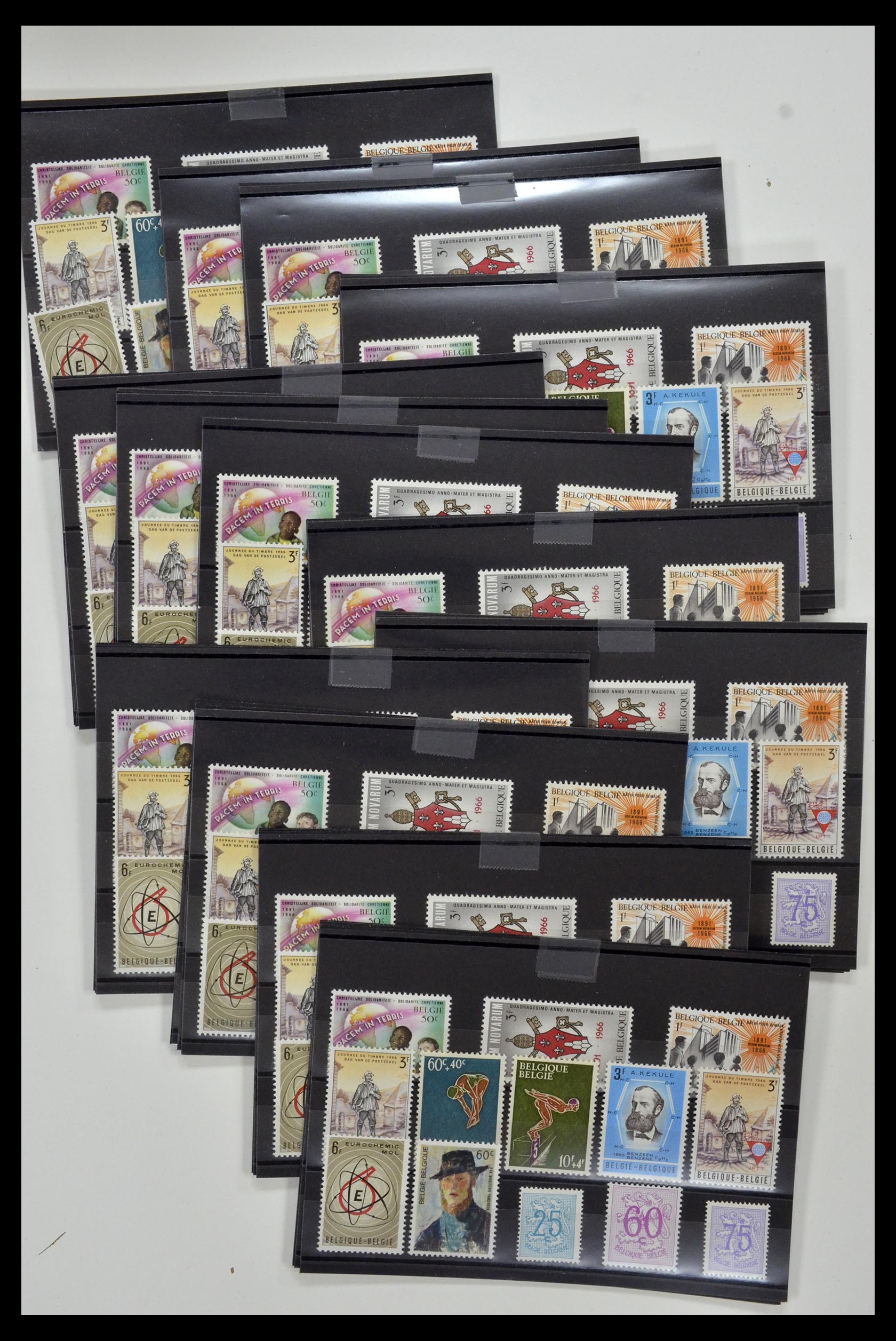 34939 010 - Postzegelverzameling 34939 België 1960-1969.