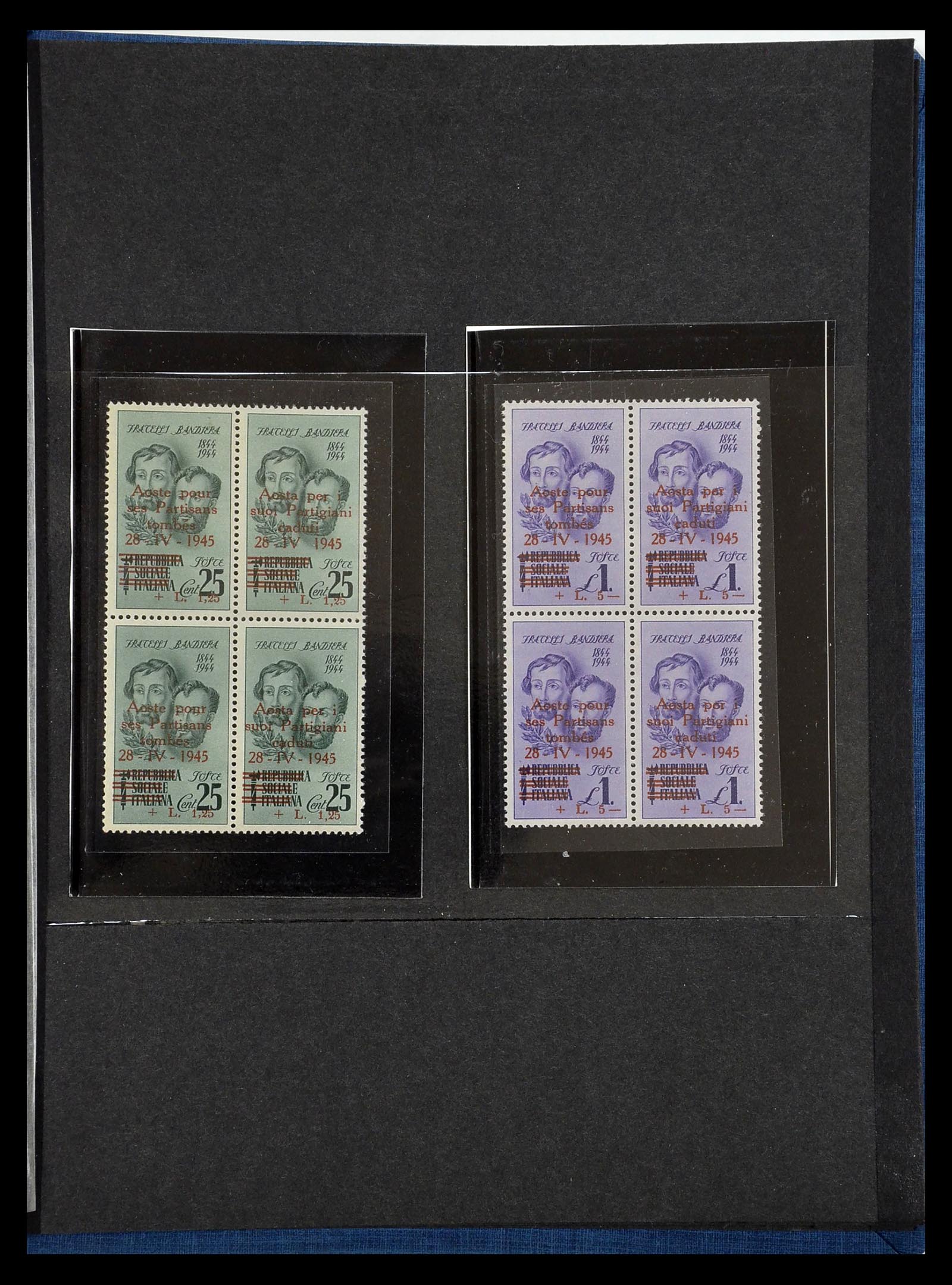34940 007 - Postzegelverzameling 34940 Italië en gebieden 1850-1945.