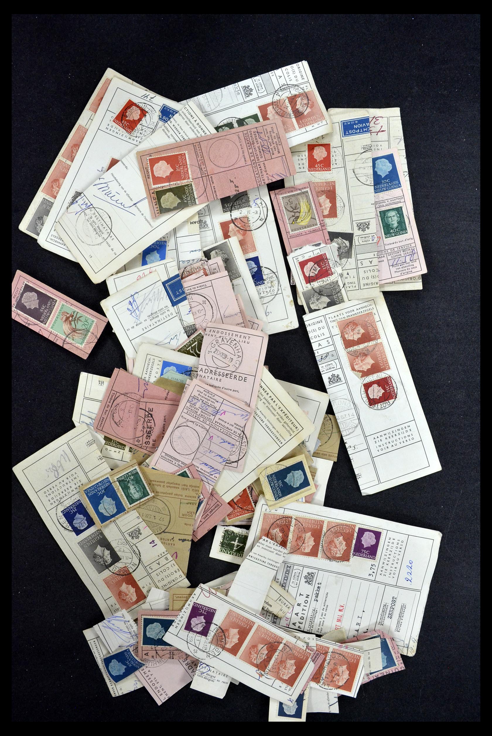 34941 005 - Postzegelverzameling 34941 Nederlands Nieuw Guinea 1950-1962.