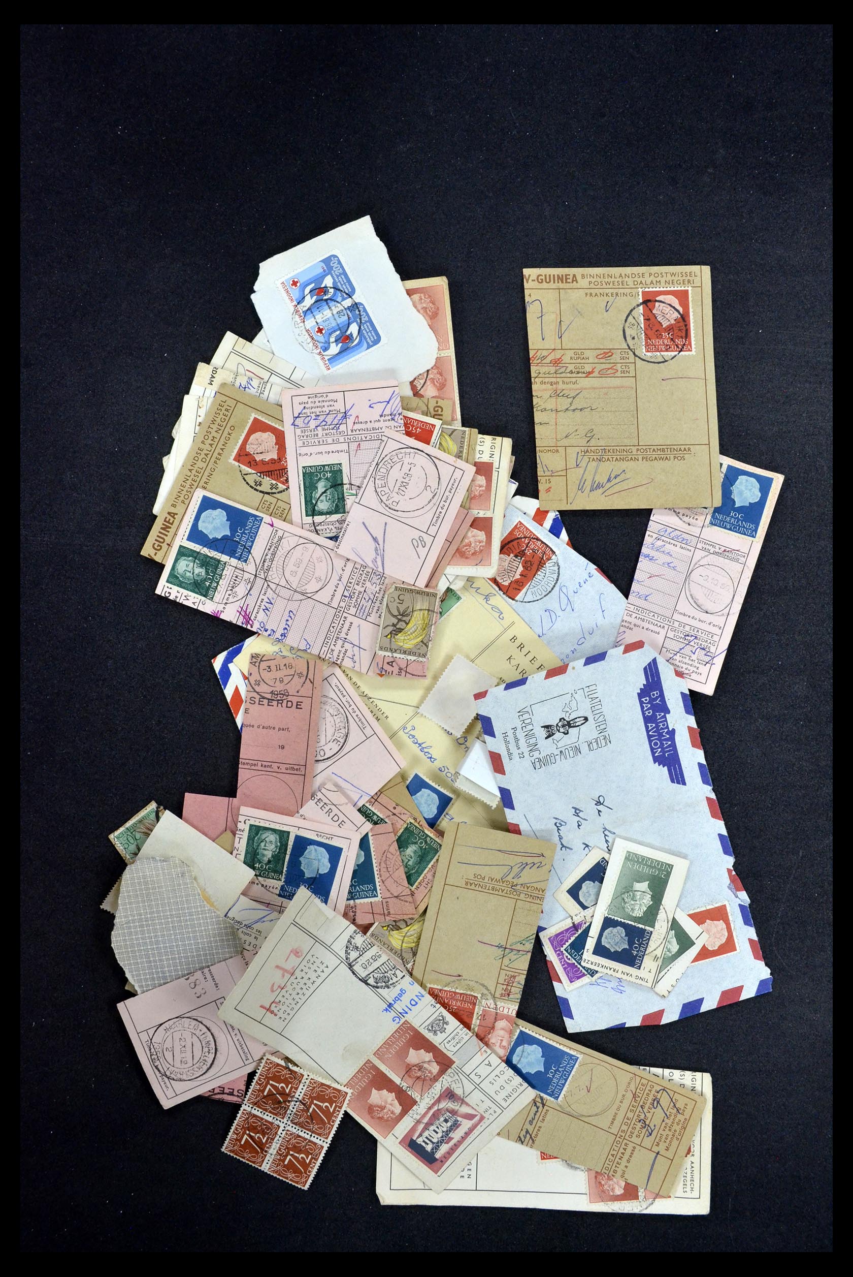 34941 009 - Postzegelverzameling 34941 Nederlands Nieuw Guinea 1950-1962.