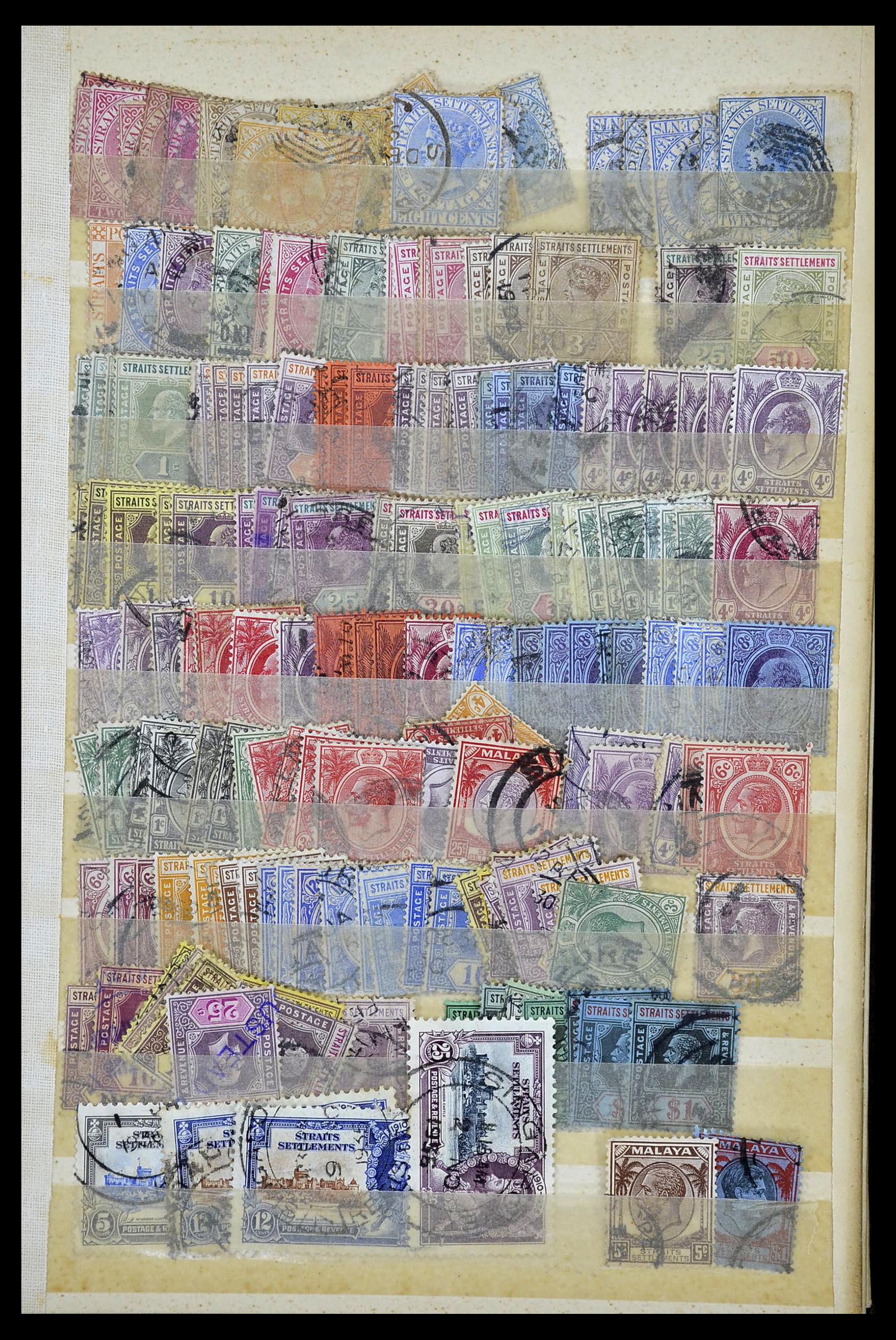 34944 001 - Postzegelverzameling 34944 Engelse koloniën 1860-1950.