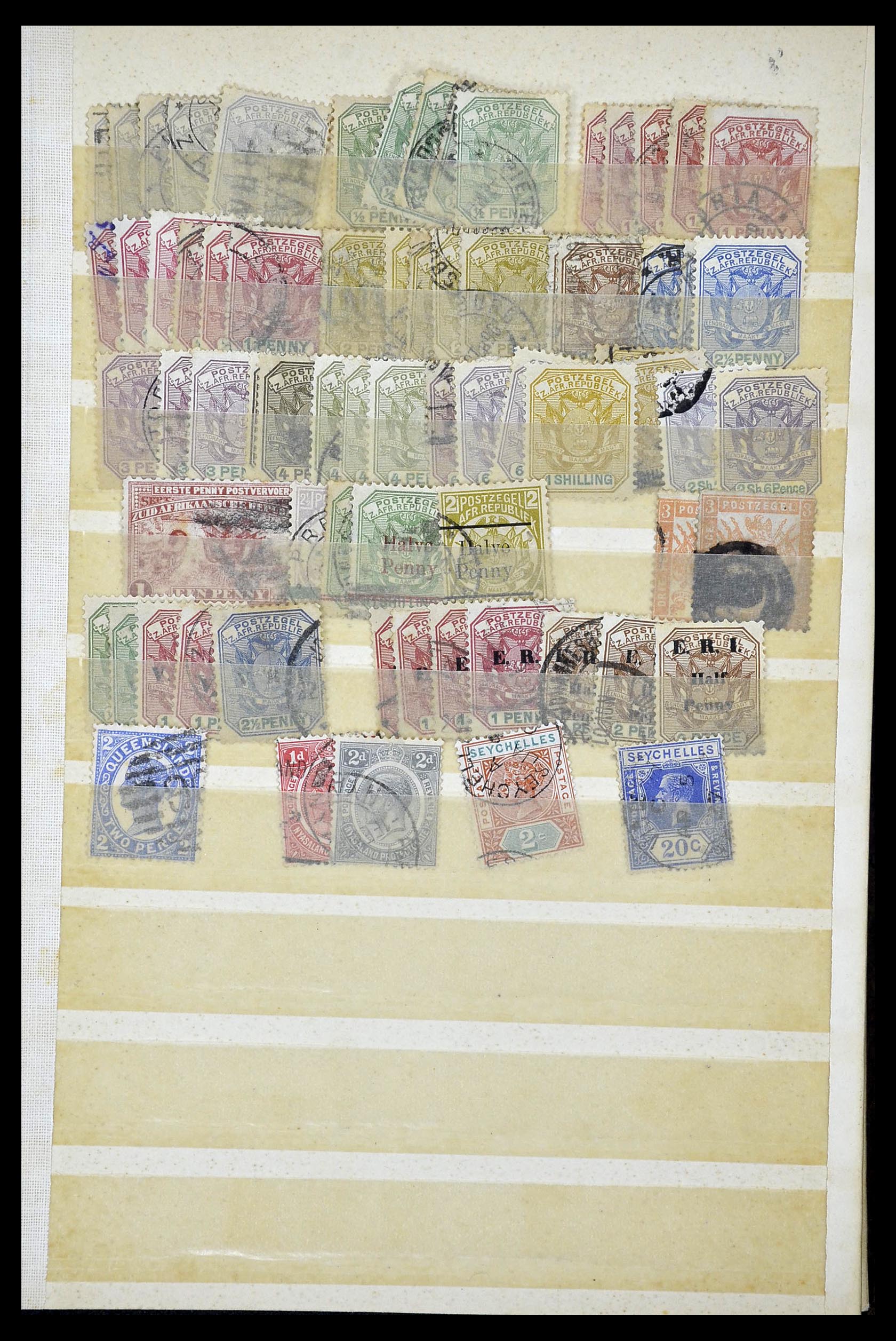 34944 003 - Postzegelverzameling 34944 Engelse koloniën 1860-1950.