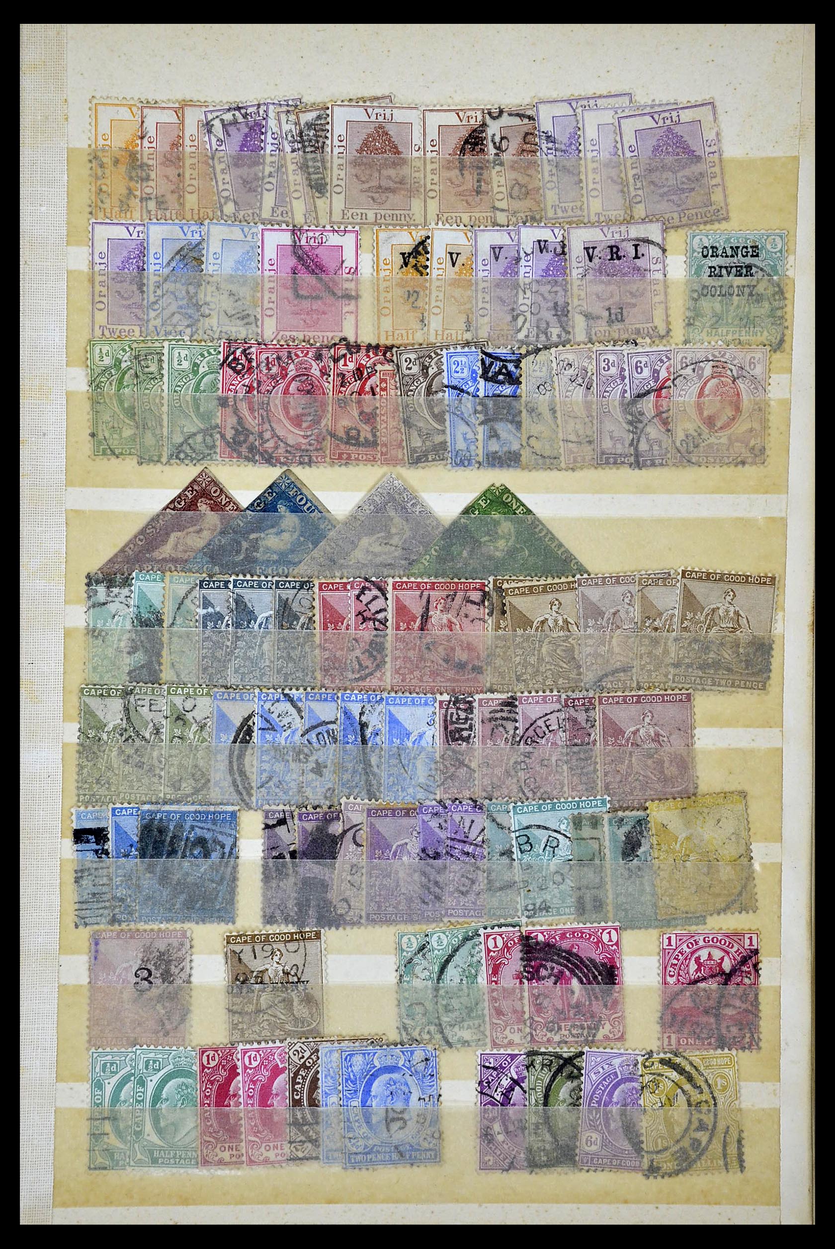 34944 005 - Postzegelverzameling 34944 Engelse koloniën 1860-1950.