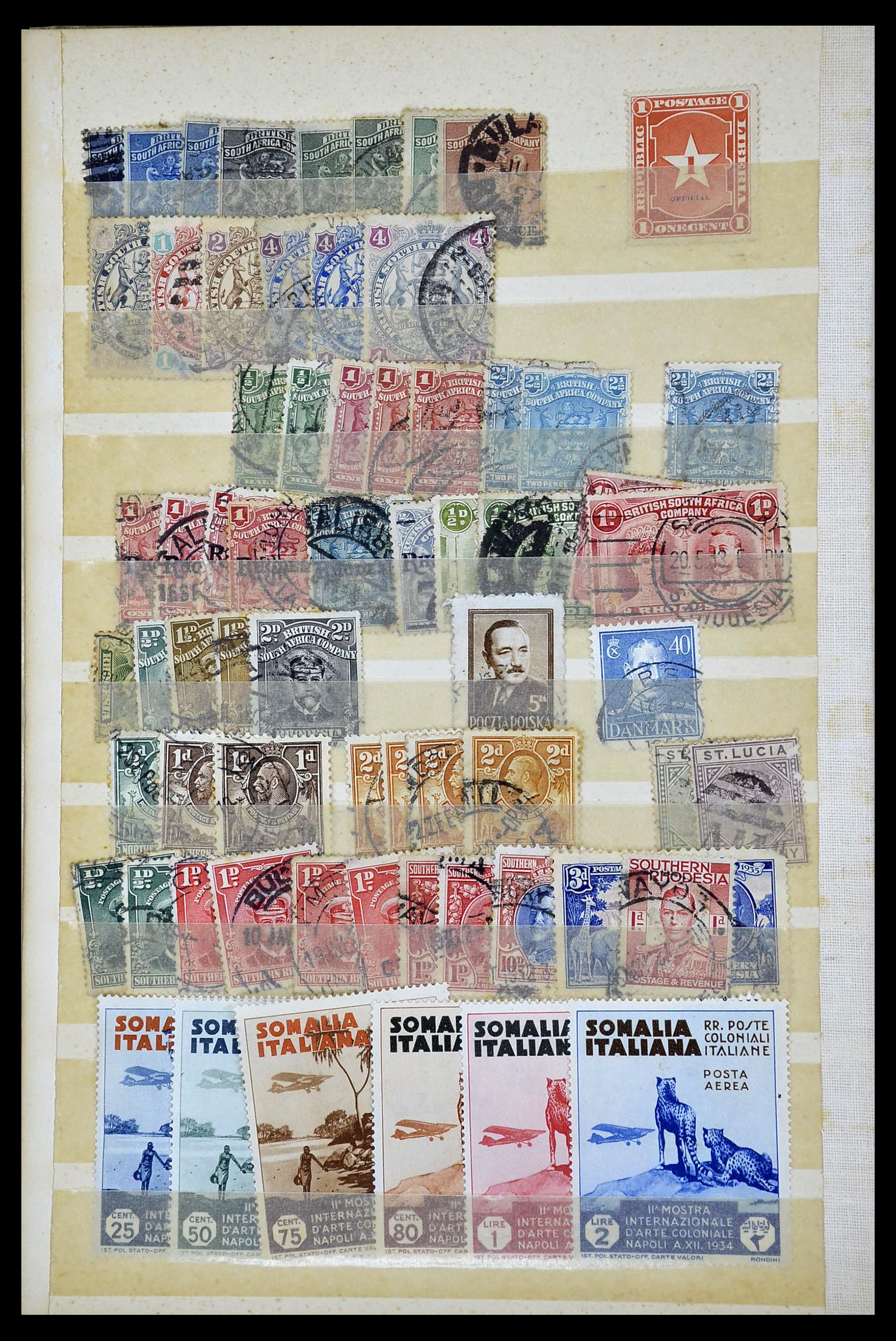 34944 006 - Postzegelverzameling 34944 Engelse koloniën 1860-1950.