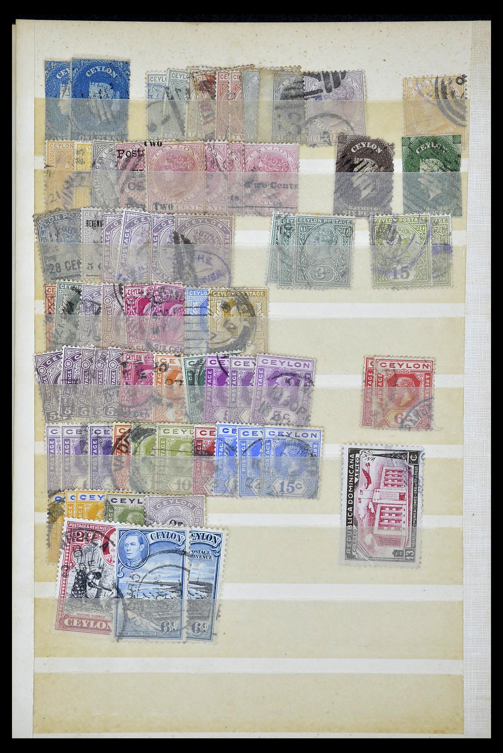34944 012 - Postzegelverzameling 34944 Engelse koloniën 1860-1950.