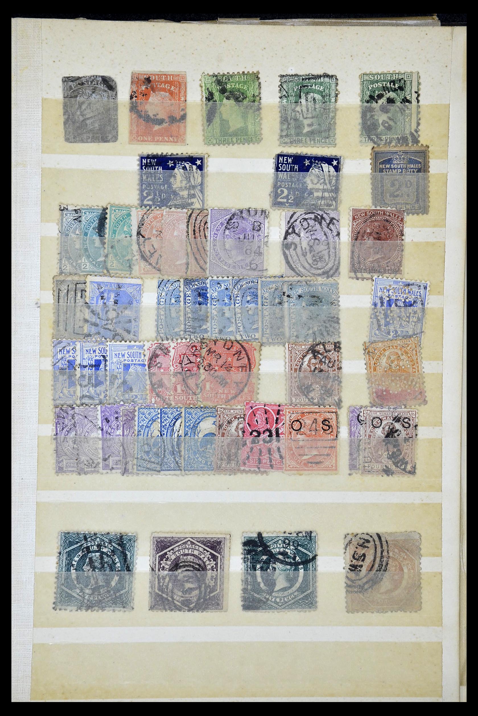 34944 013 - Postzegelverzameling 34944 Engelse koloniën 1860-1950.