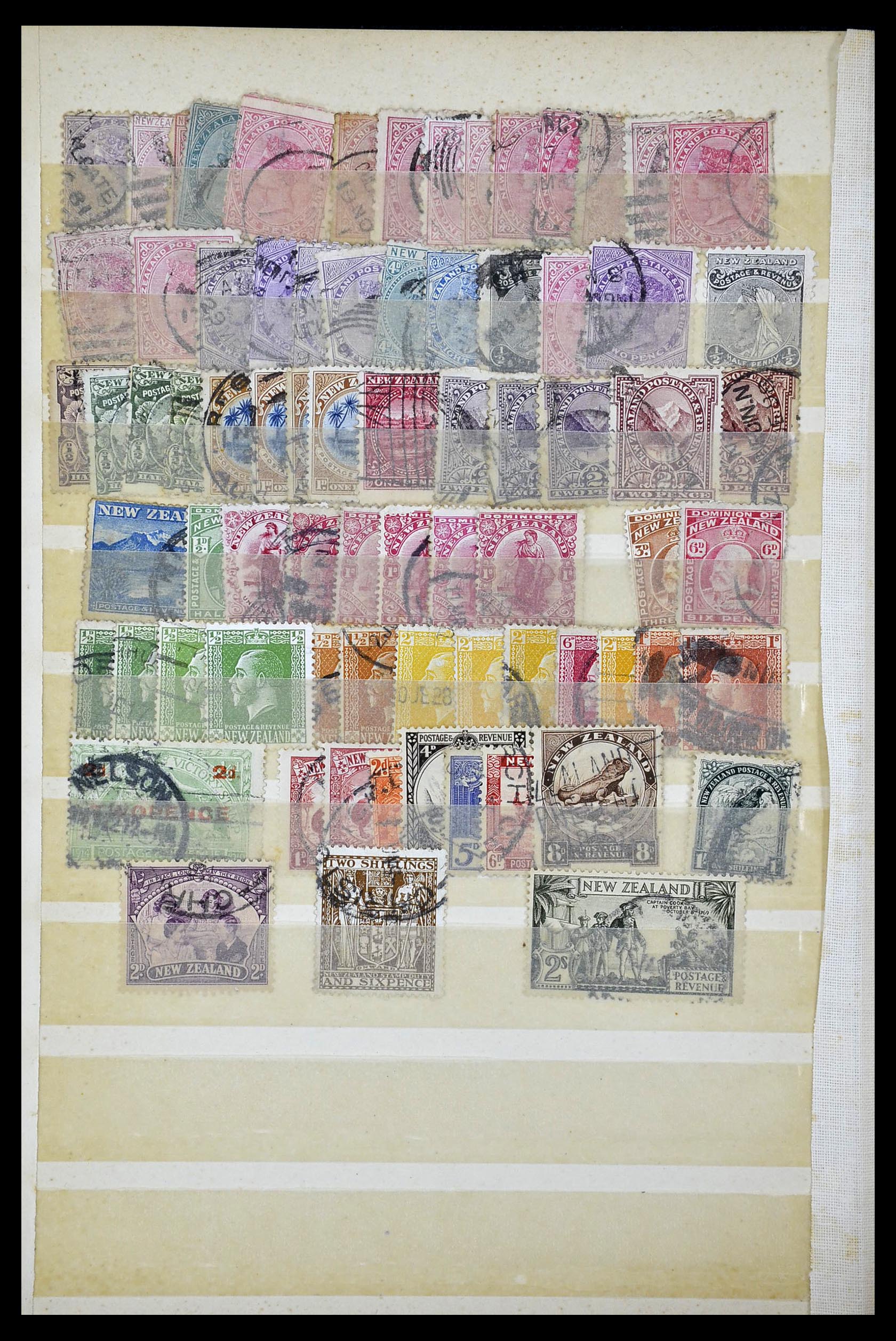 34944 014 - Postzegelverzameling 34944 Engelse koloniën 1860-1950.