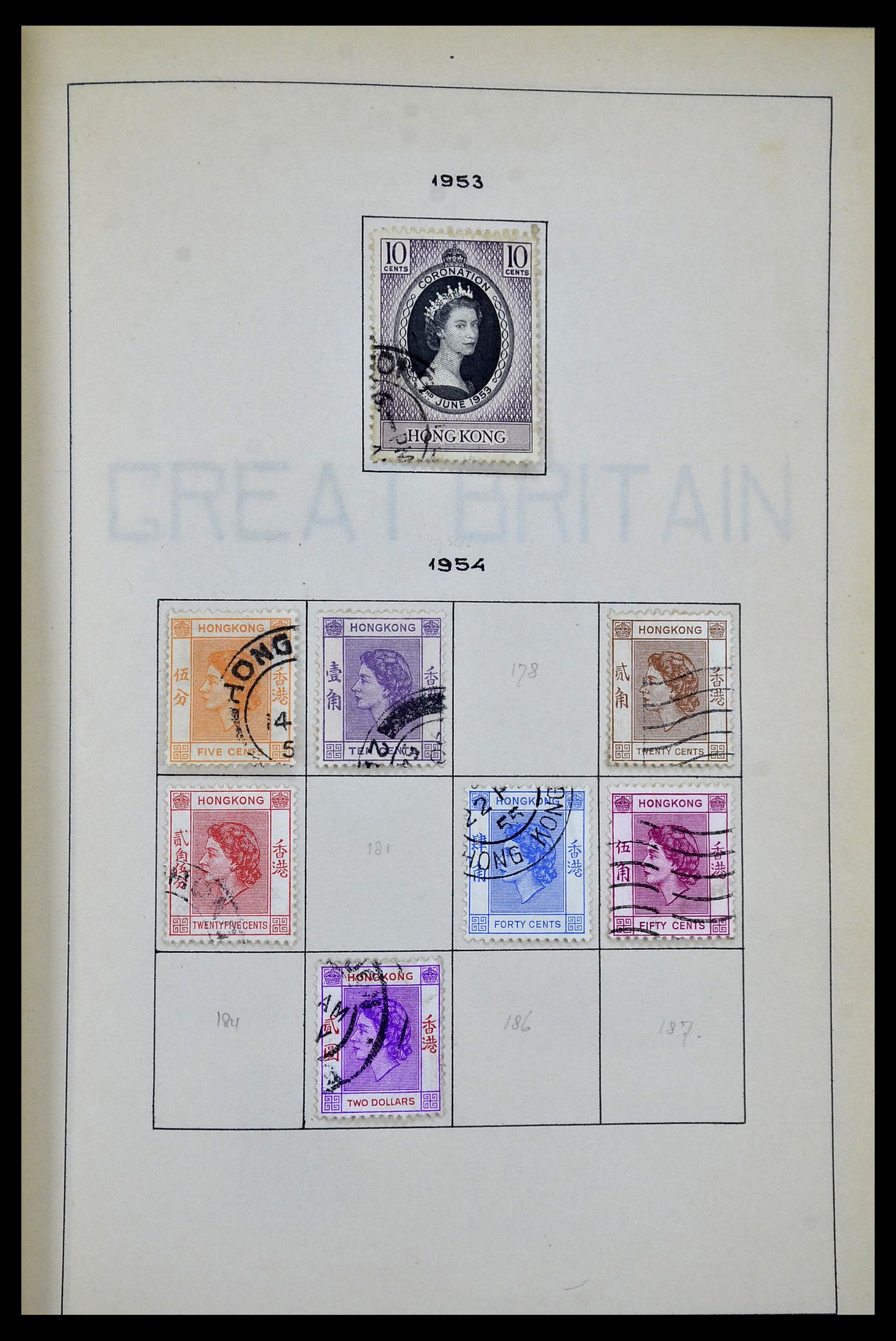 34944 022 - Postzegelverzameling 34944 Engelse koloniën 1860-1950.