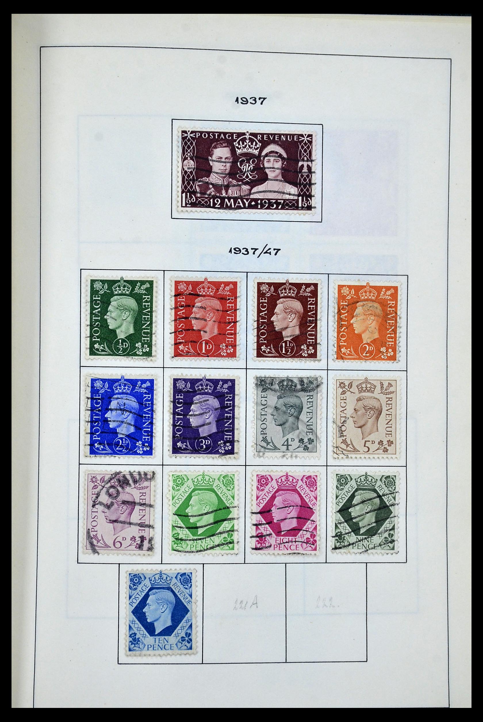 34944 023 - Postzegelverzameling 34944 Engelse koloniën 1860-1950.