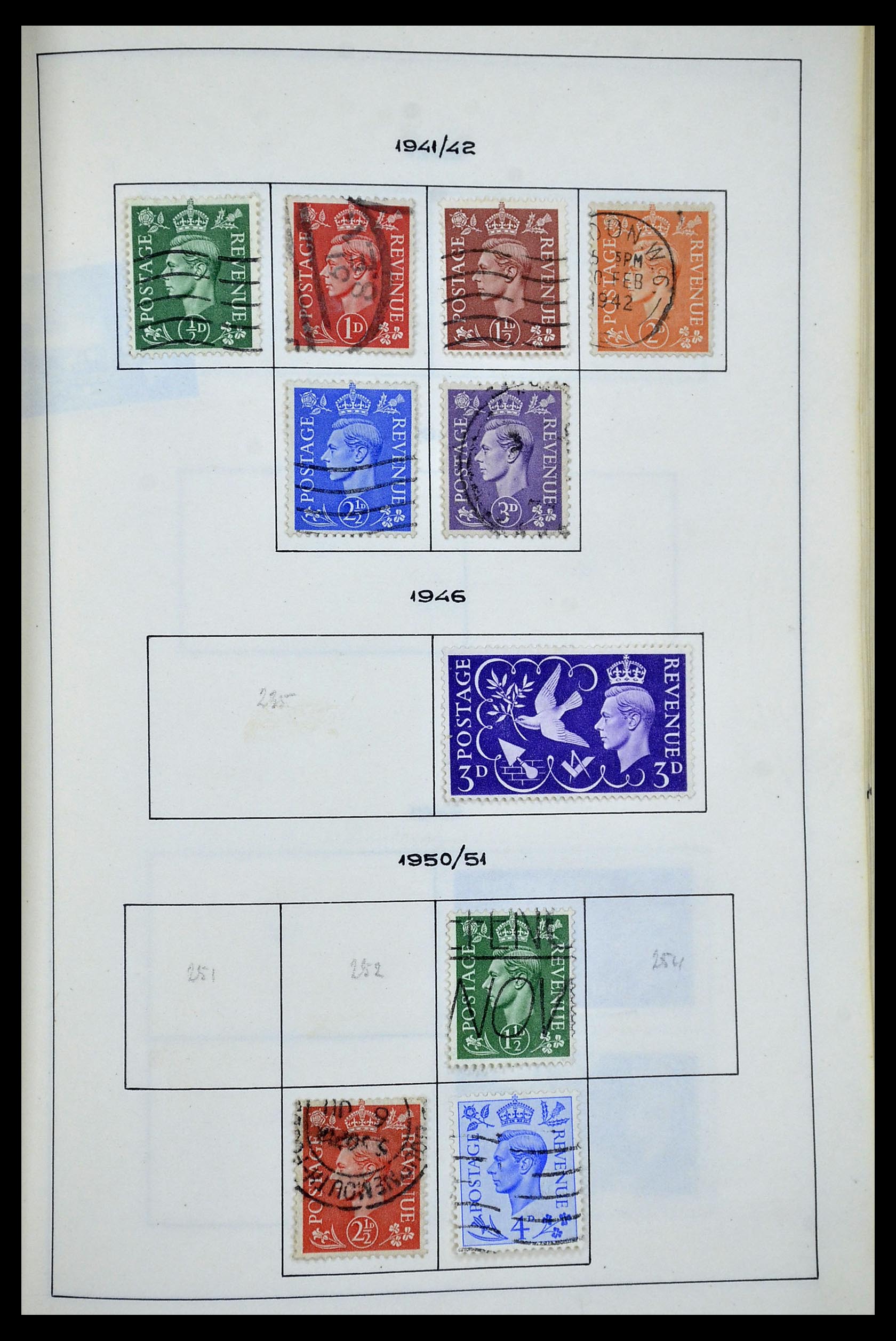 34944 025 - Postzegelverzameling 34944 Engelse koloniën 1860-1950.