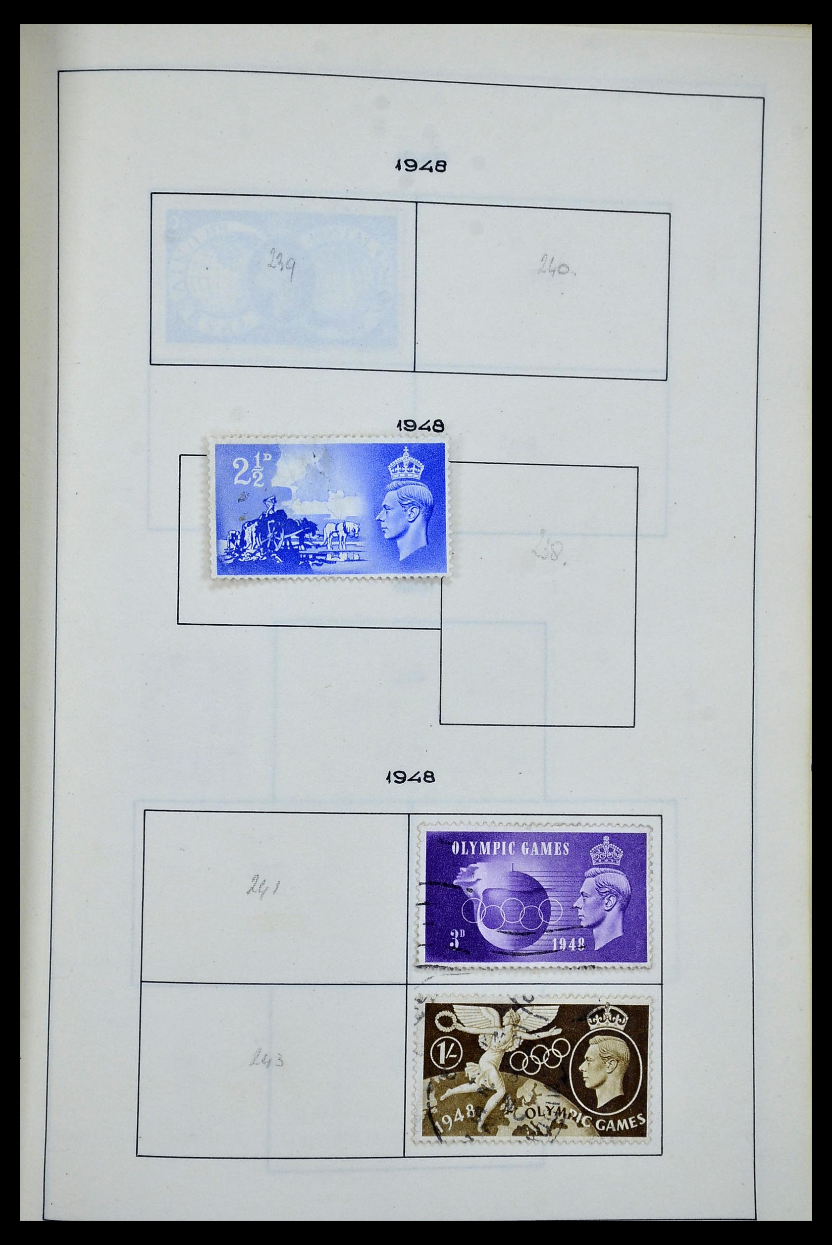 34944 026 - Postzegelverzameling 34944 Engelse koloniën 1860-1950.