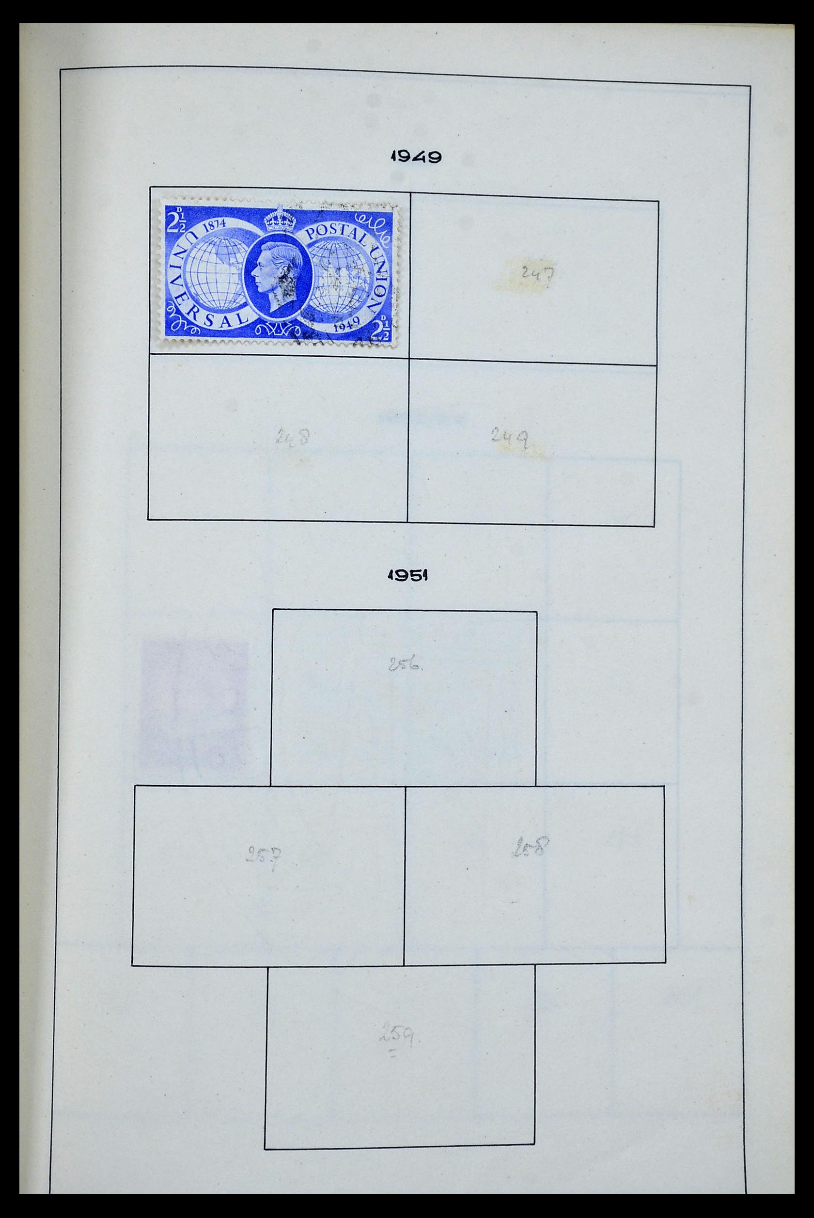 34944 027 - Postzegelverzameling 34944 Engelse koloniën 1860-1950.
