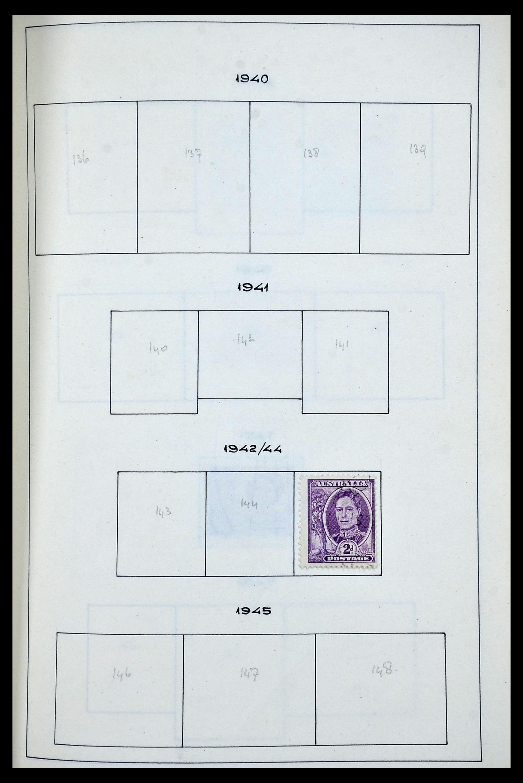 34944 032 - Postzegelverzameling 34944 Engelse koloniën 1860-1950.