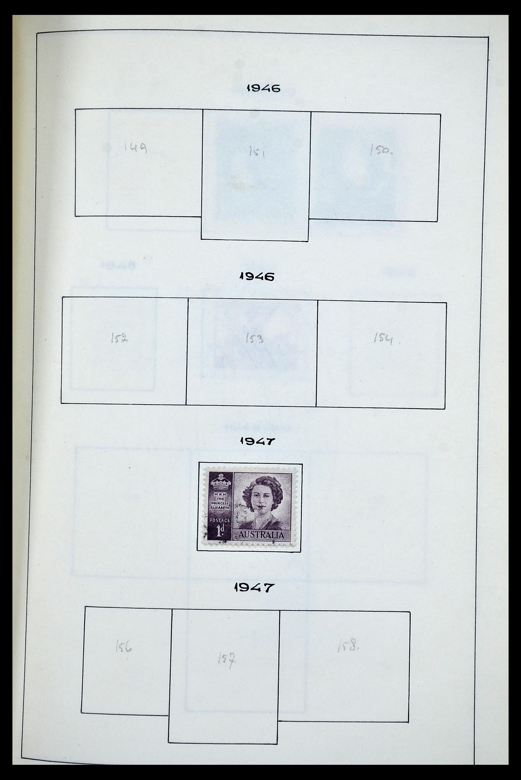 34944 033 - Postzegelverzameling 34944 Engelse koloniën 1860-1950.