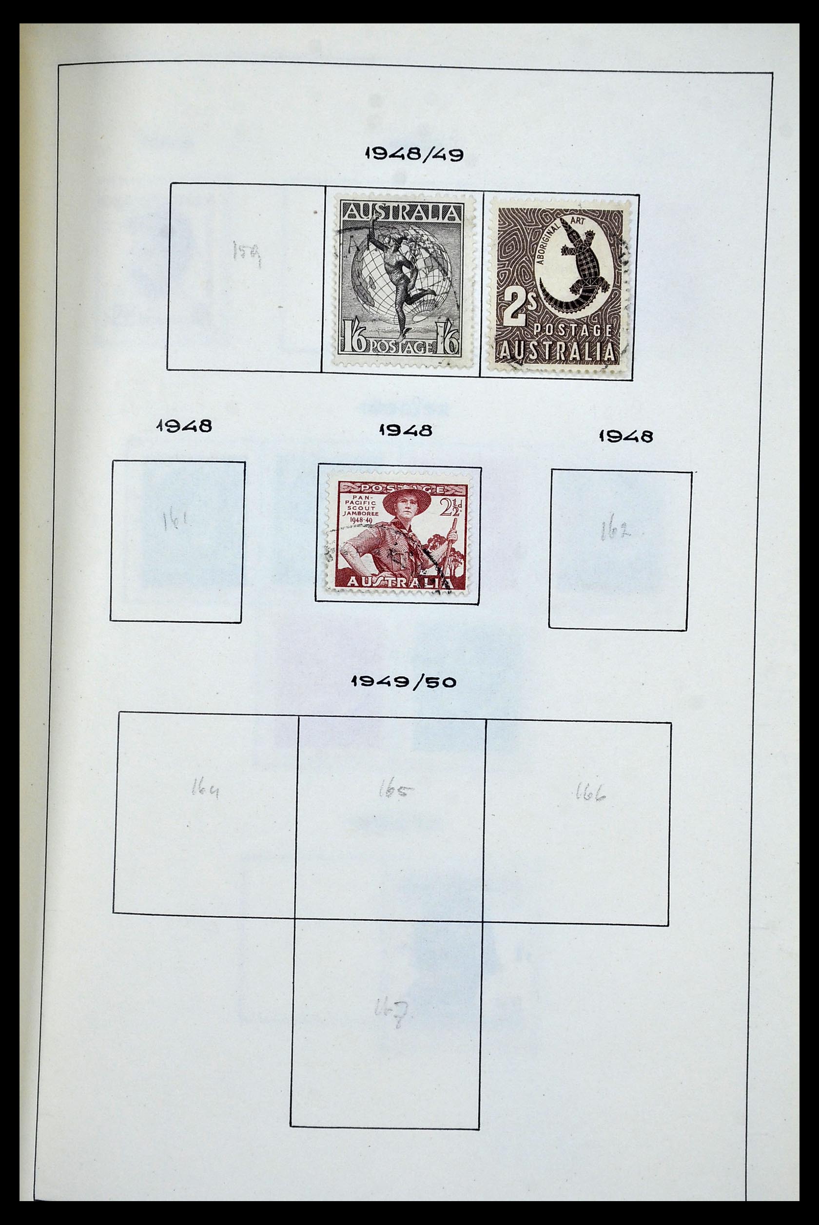 34944 034 - Postzegelverzameling 34944 Engelse koloniën 1860-1950.