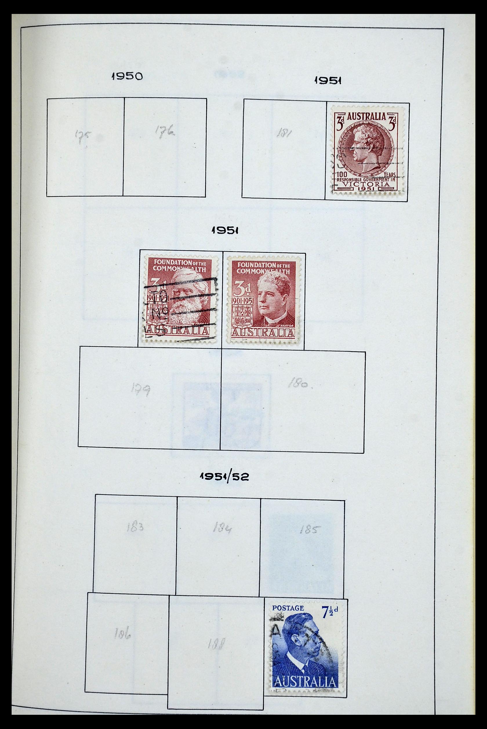 34944 036 - Postzegelverzameling 34944 Engelse koloniën 1860-1950.