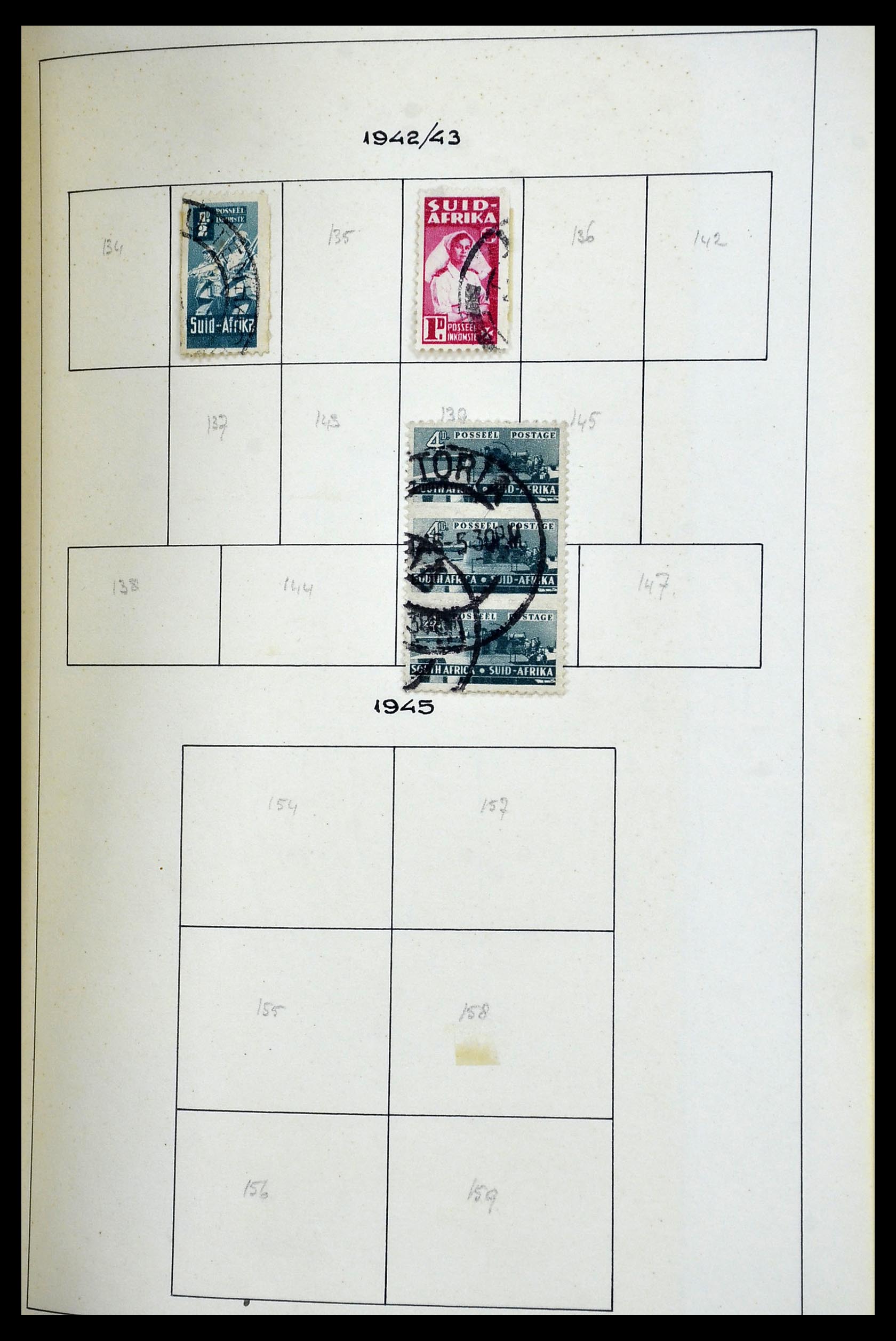 34944 042 - Postzegelverzameling 34944 Engelse koloniën 1860-1950.
