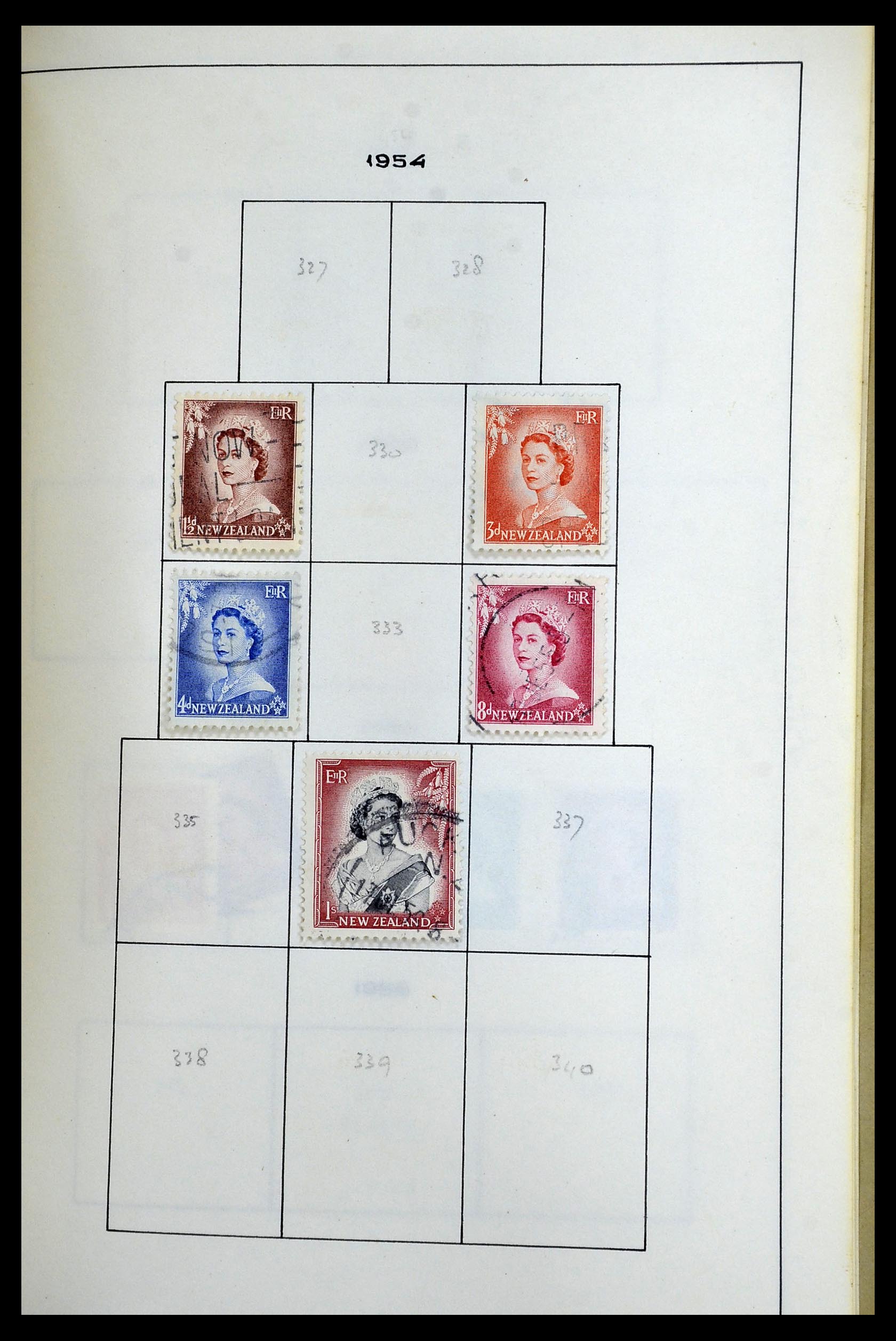 34944 046 - Postzegelverzameling 34944 Engelse koloniën 1860-1950.
