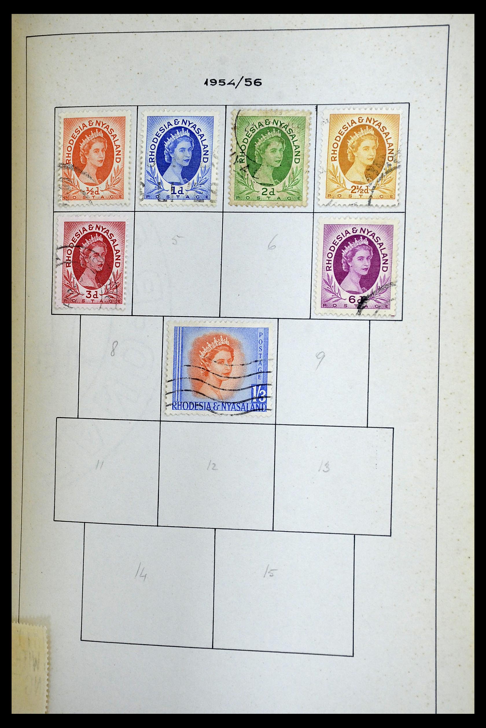 34944 048 - Postzegelverzameling 34944 Engelse koloniën 1860-1950.