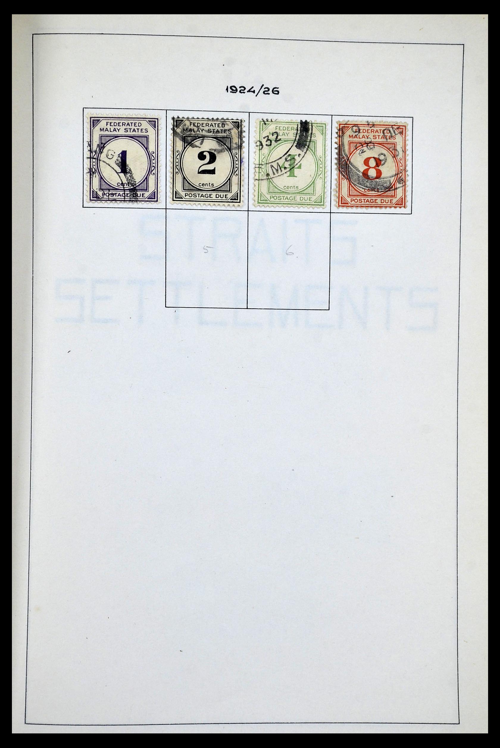 34944 052 - Postzegelverzameling 34944 Engelse koloniën 1860-1950.
