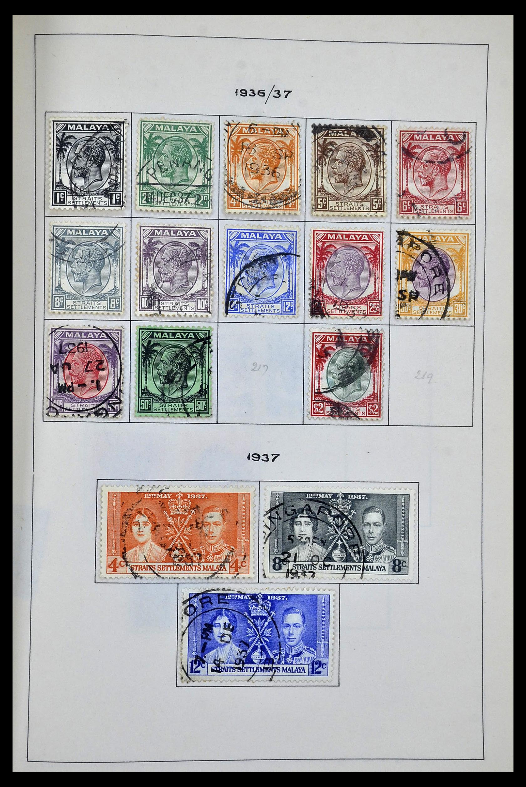 34944 053 - Postzegelverzameling 34944 Engelse koloniën 1860-1950.