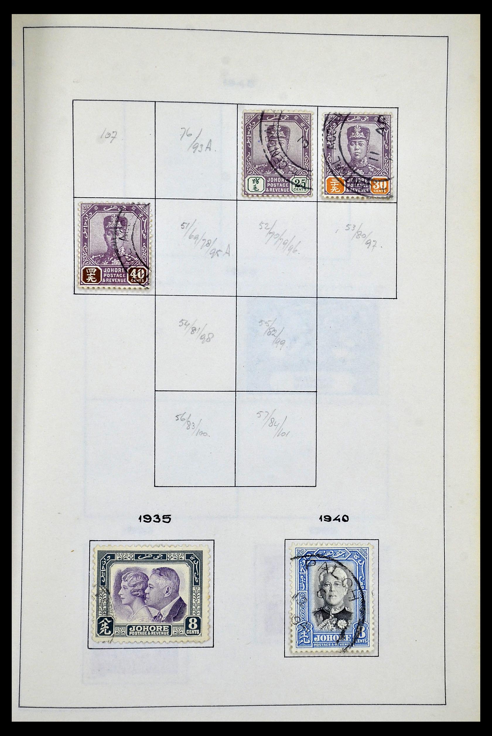 34944 056 - Postzegelverzameling 34944 Engelse koloniën 1860-1950.