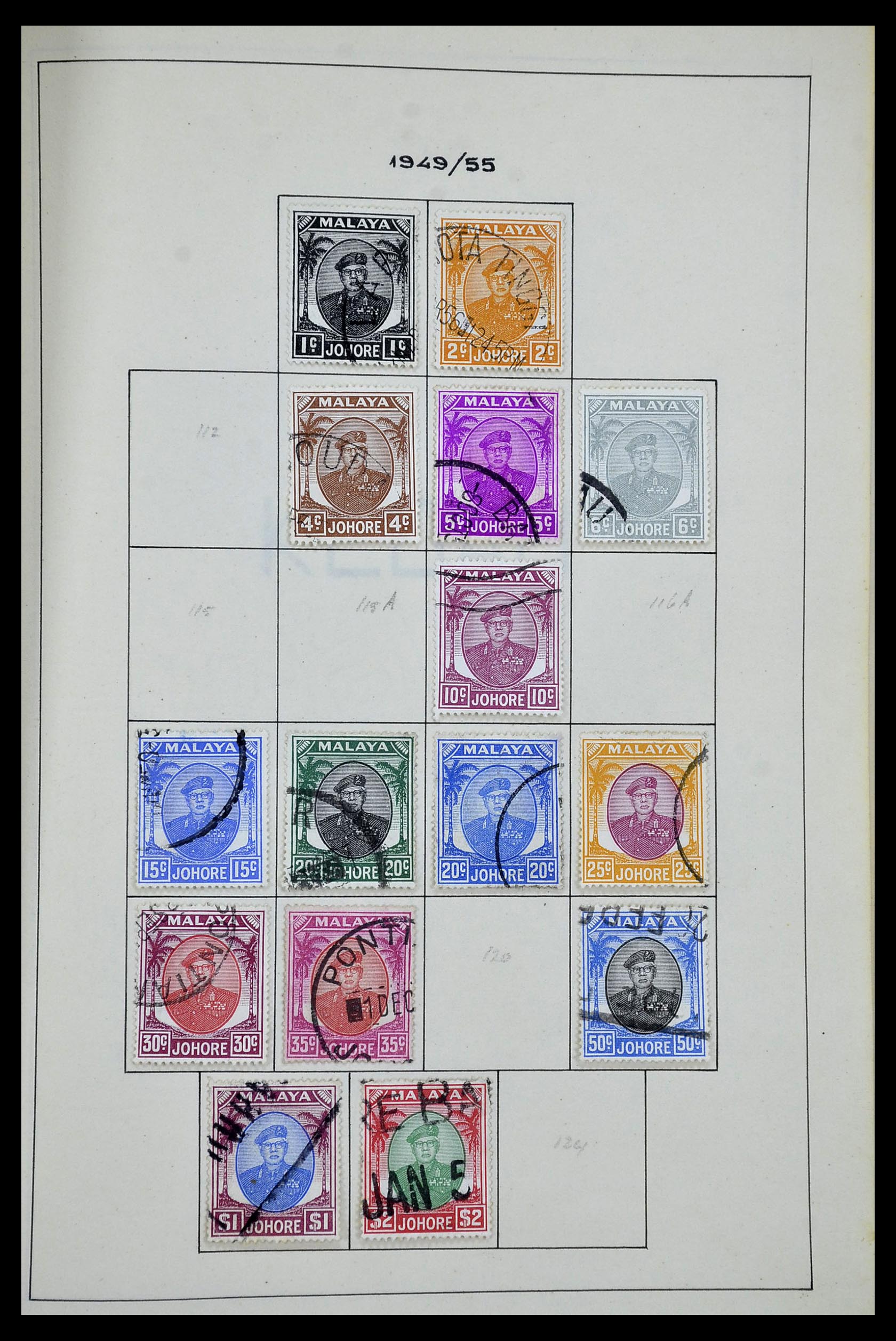 34944 058 - Postzegelverzameling 34944 Engelse koloniën 1860-1950.