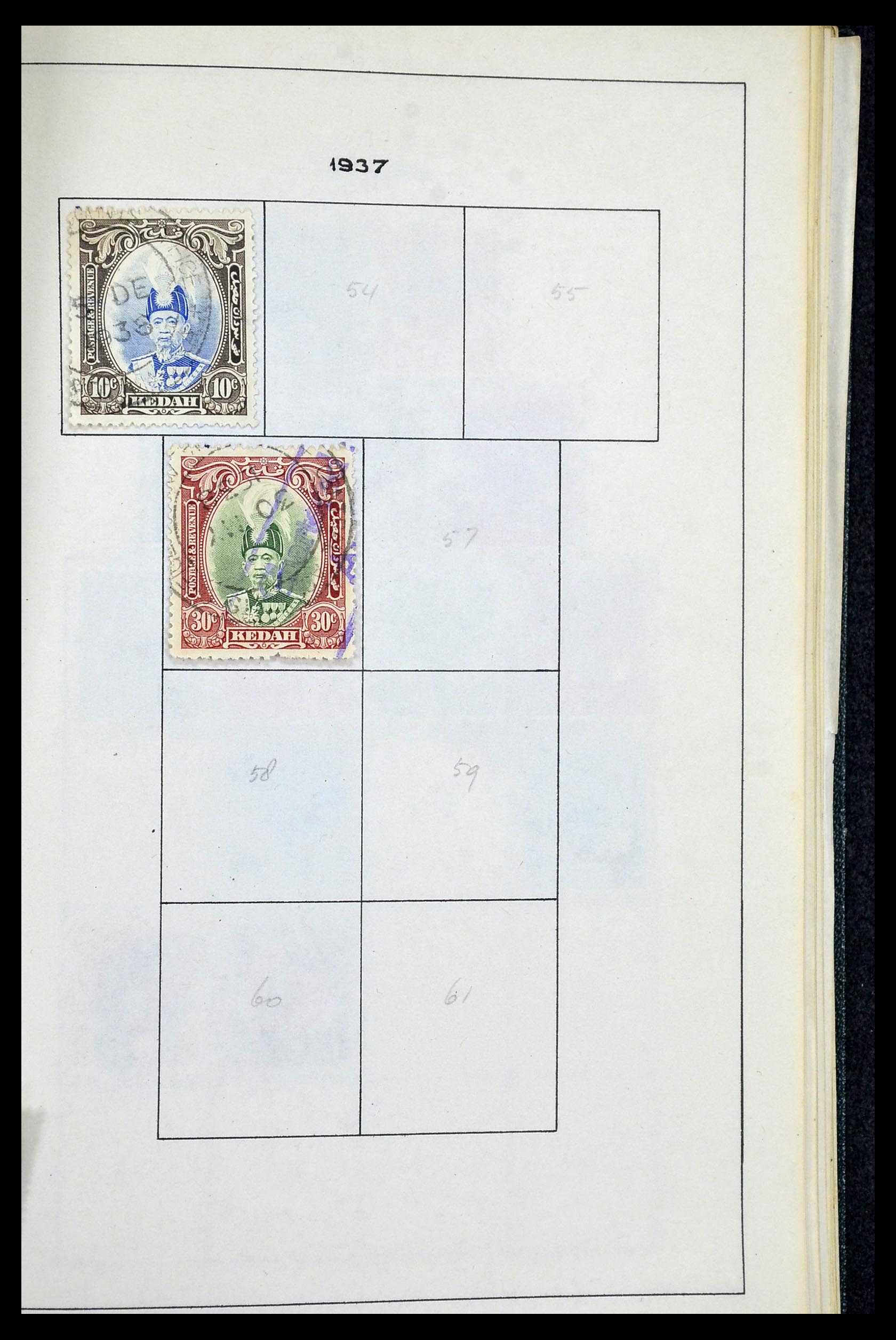 34944 060 - Postzegelverzameling 34944 Engelse koloniën 1860-1950.