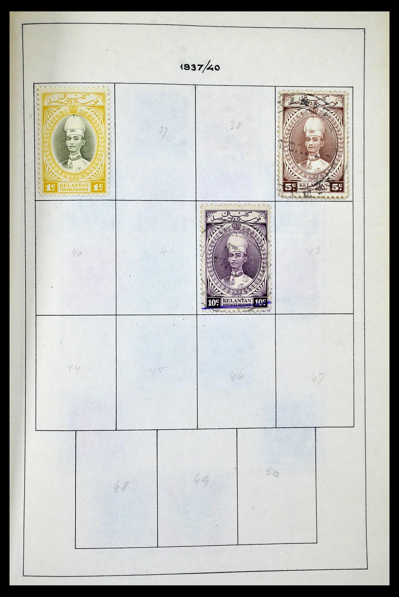 34944 063 - Postzegelverzameling 34944 Engelse koloniën 1860-1950.