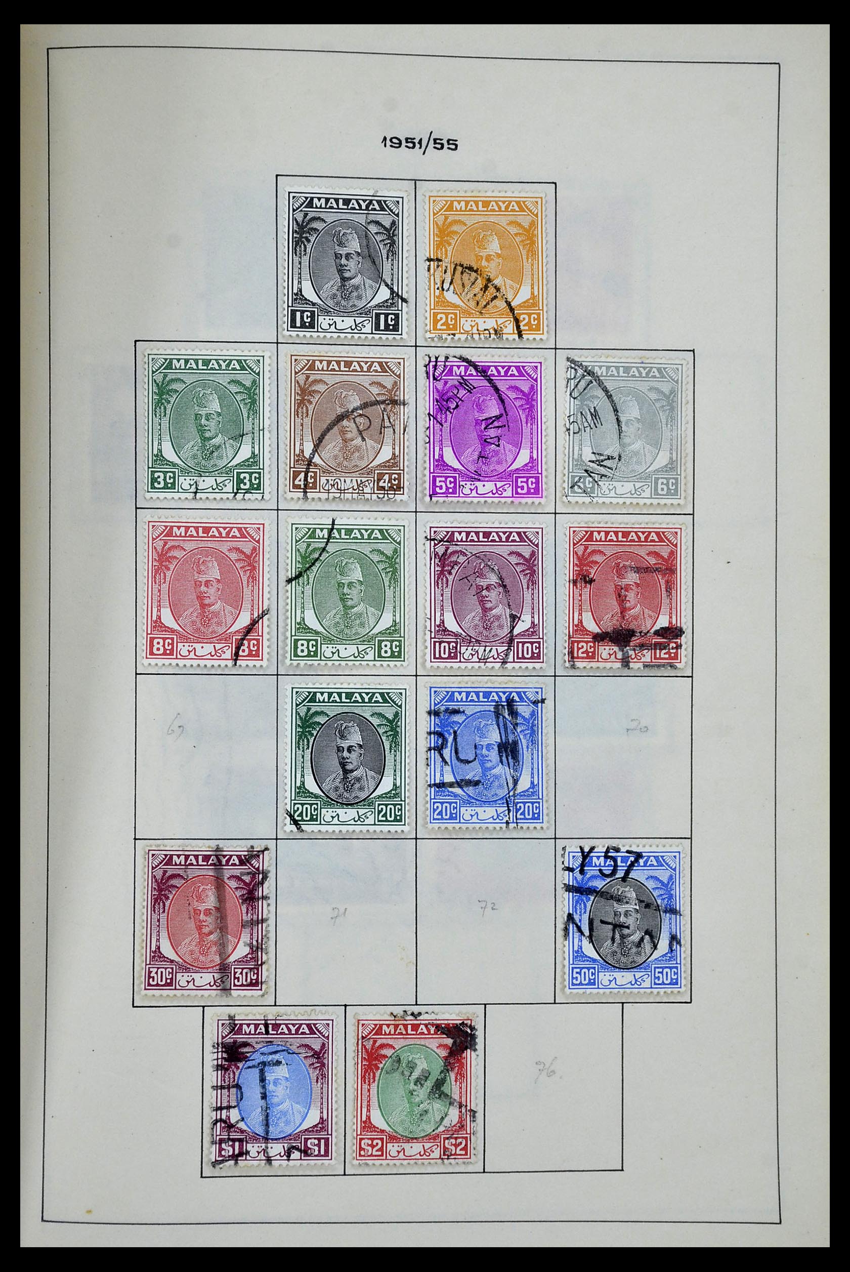 34944 064 - Postzegelverzameling 34944 Engelse koloniën 1860-1950.