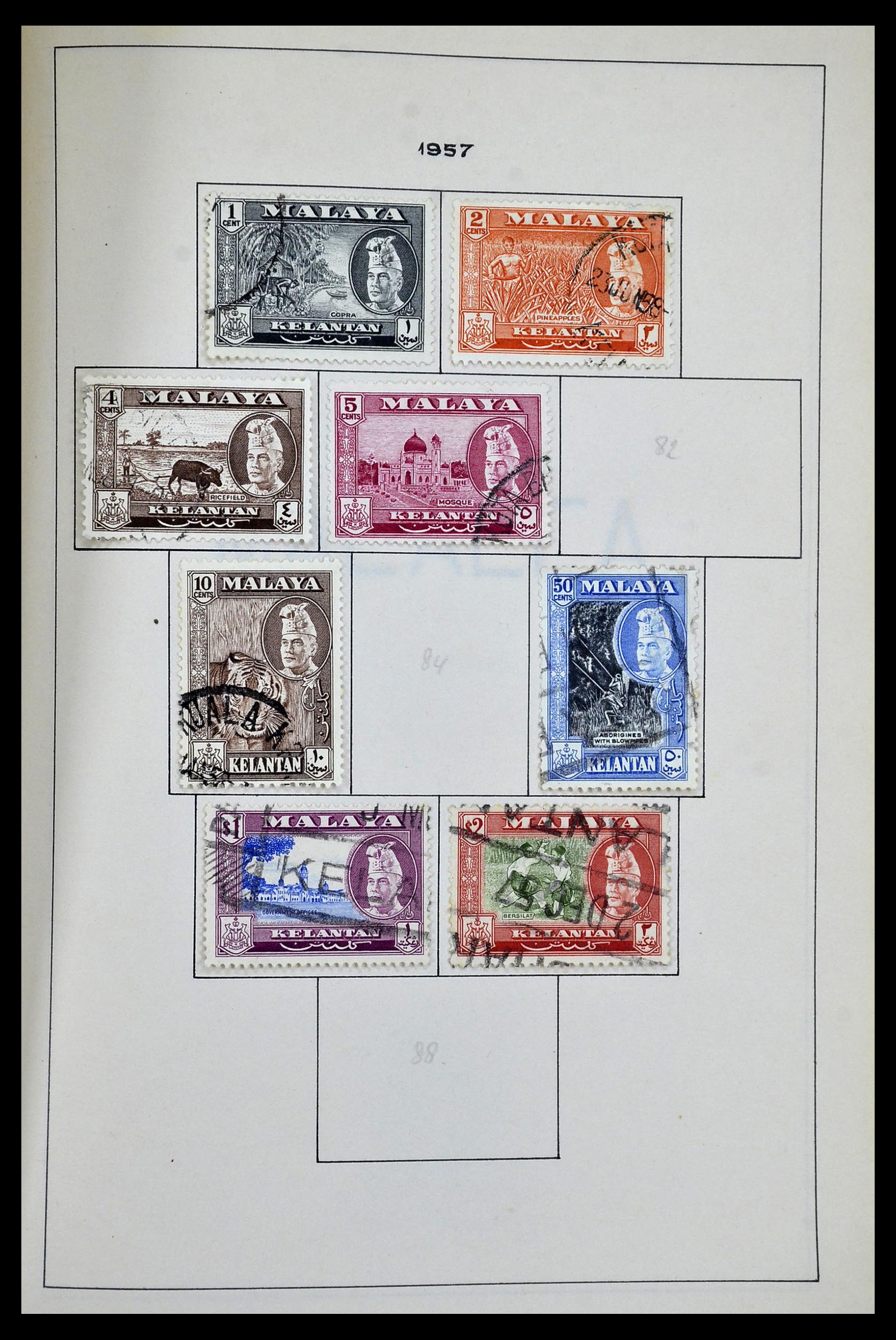 34944 065 - Postzegelverzameling 34944 Engelse koloniën 1860-1950.