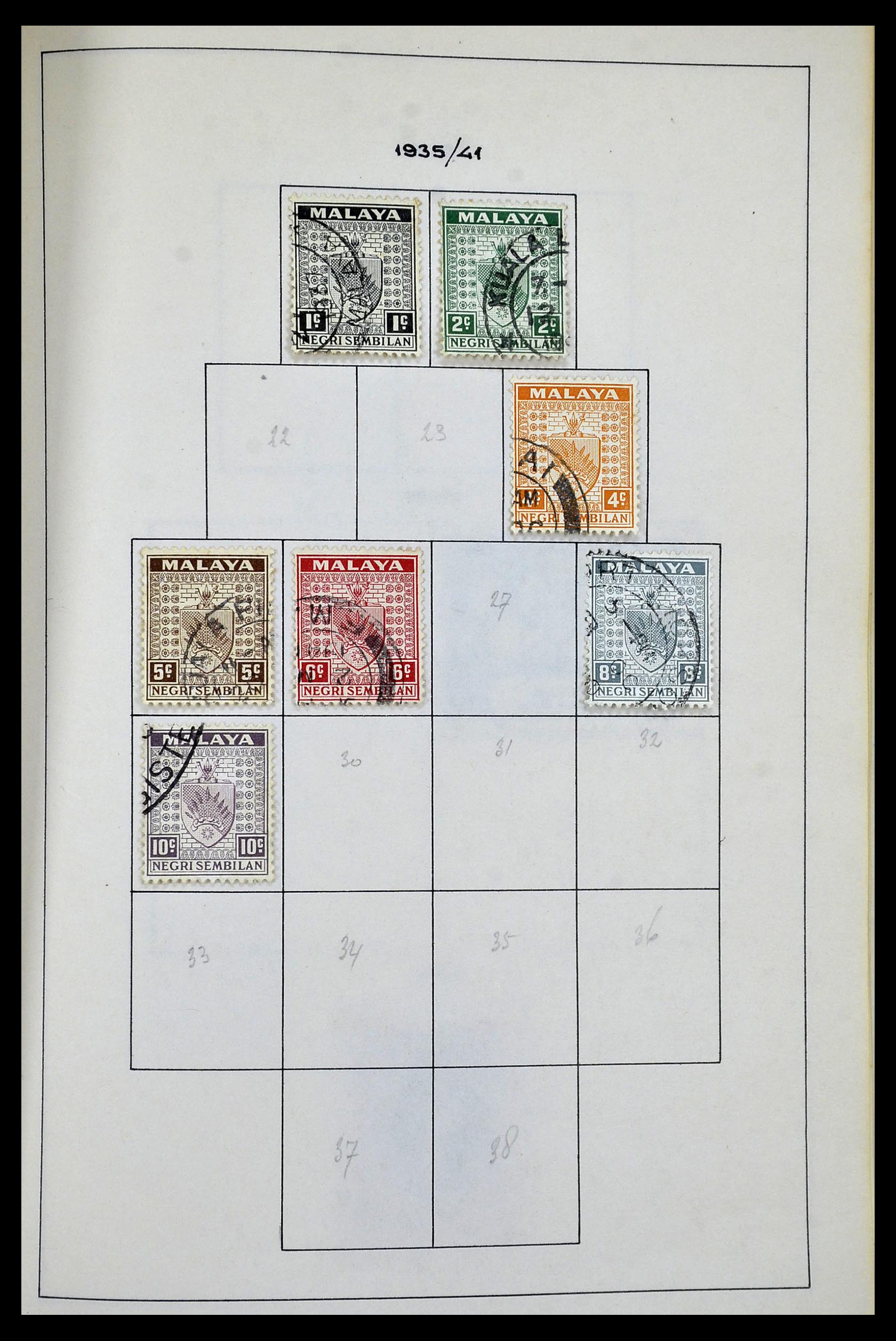 34944 070 - Postzegelverzameling 34944 Engelse koloniën 1860-1950.