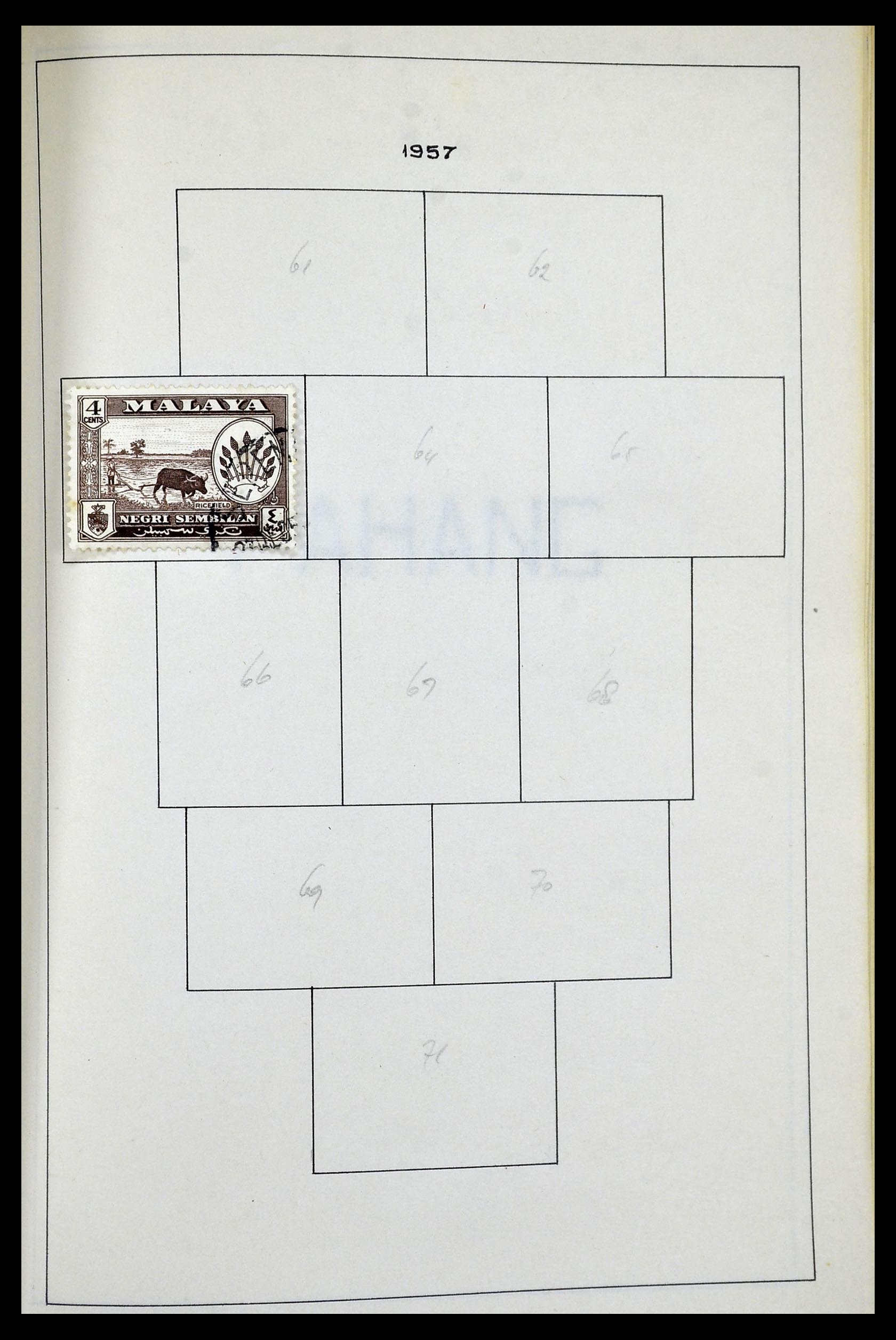 34944 073 - Postzegelverzameling 34944 Engelse koloniën 1860-1950.
