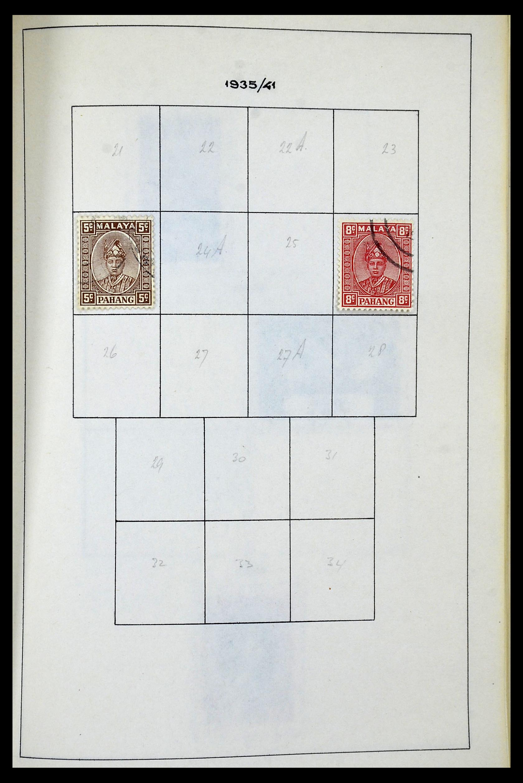 34944 075 - Postzegelverzameling 34944 Engelse koloniën 1860-1950.