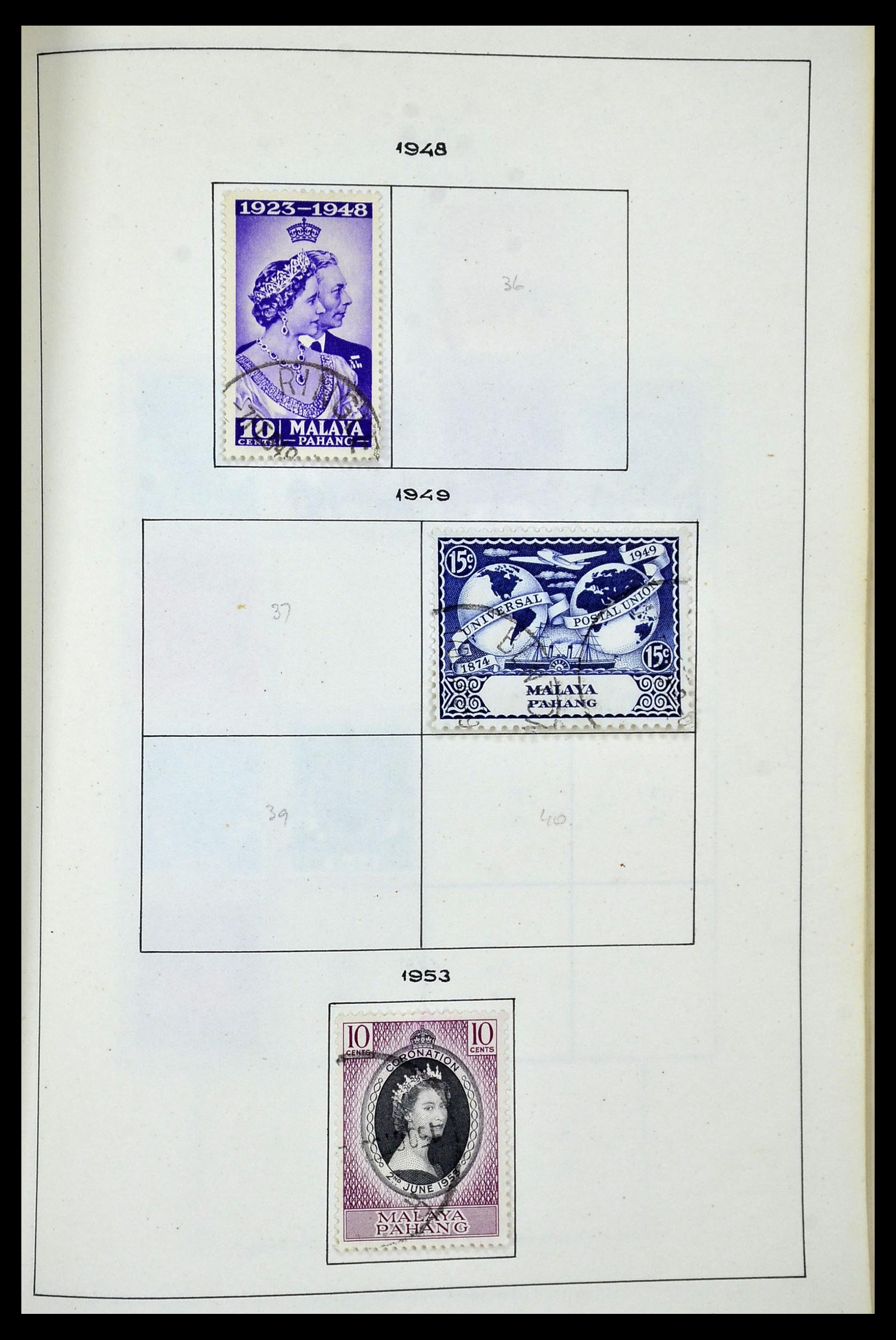 34944 076 - Postzegelverzameling 34944 Engelse koloniën 1860-1950.
