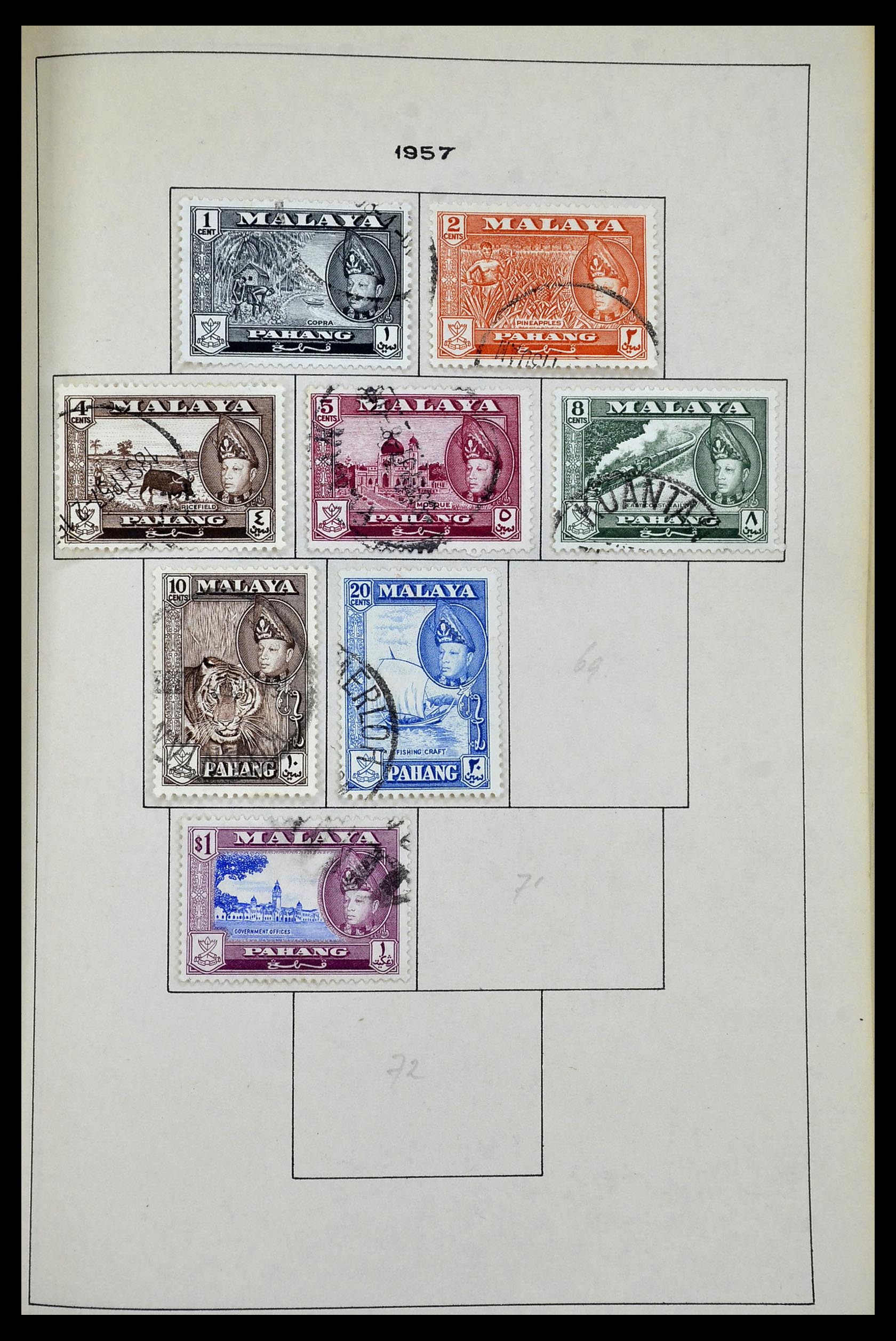 34944 078 - Postzegelverzameling 34944 Engelse koloniën 1860-1950.