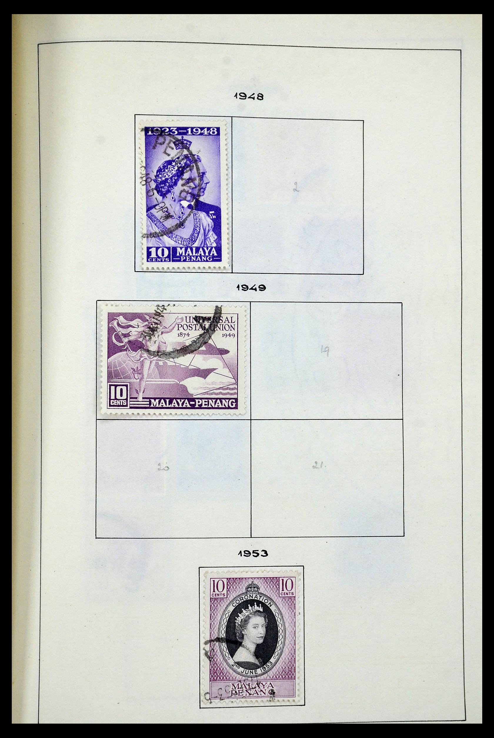 34944 079 - Postzegelverzameling 34944 Engelse koloniën 1860-1950.