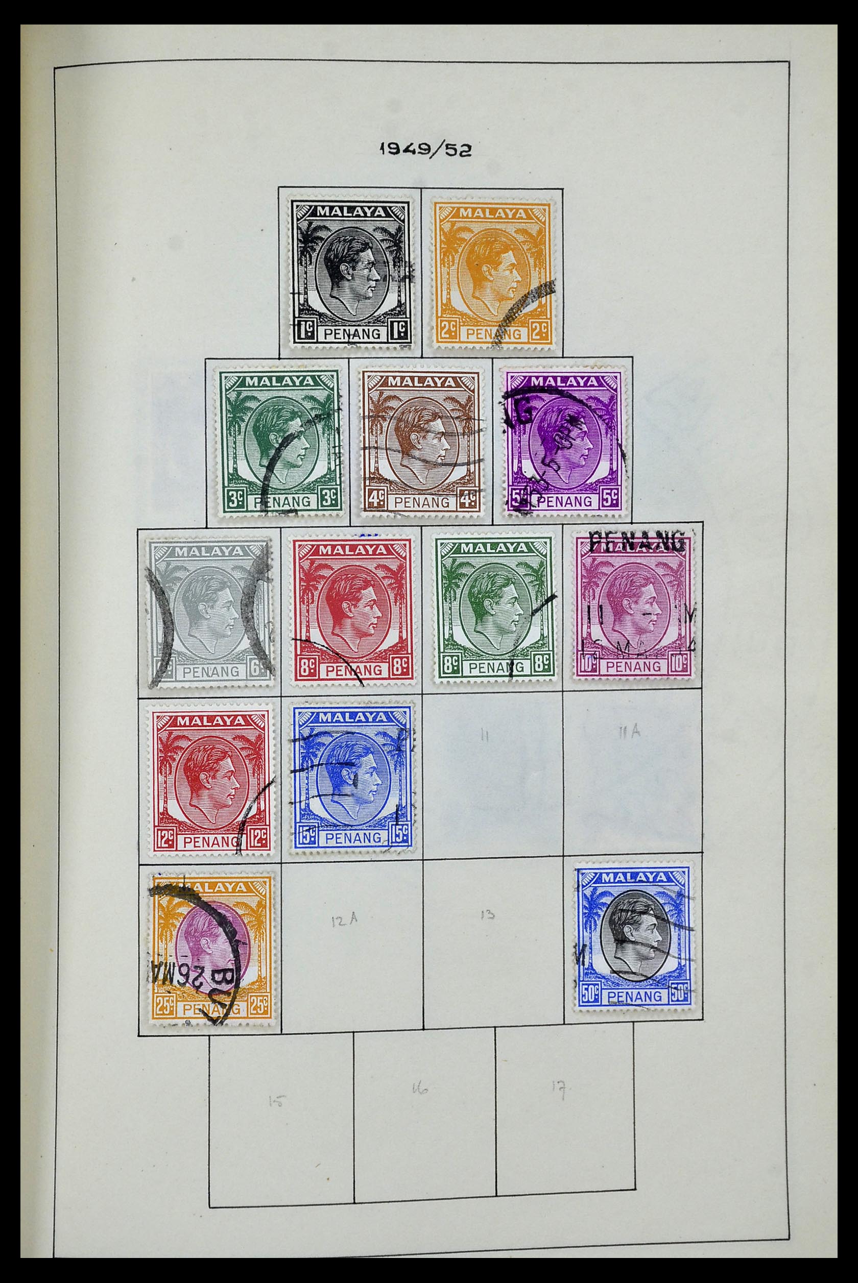 34944 080 - Postzegelverzameling 34944 Engelse koloniën 1860-1950.