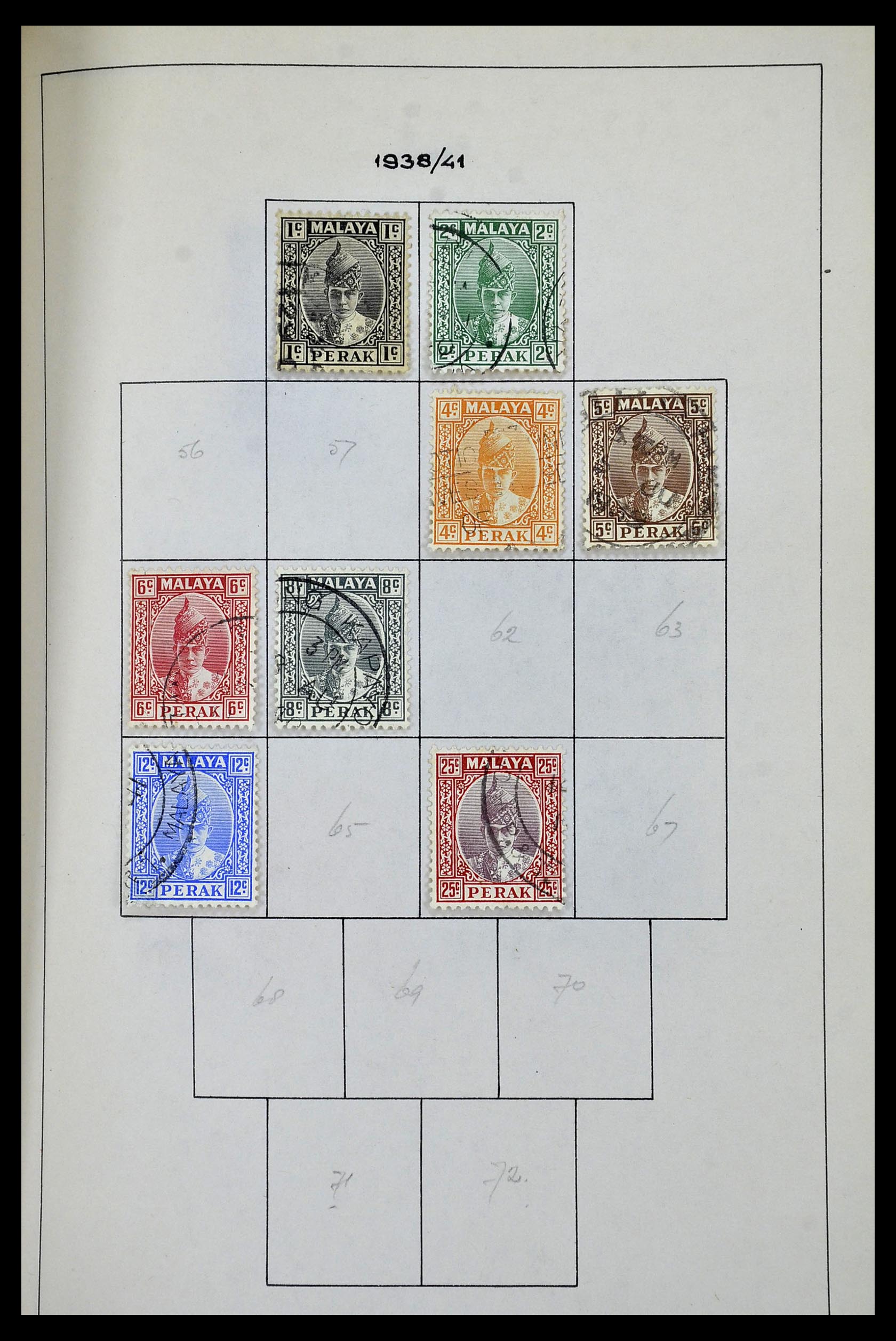 34944 084 - Postzegelverzameling 34944 Engelse koloniën 1860-1950.
