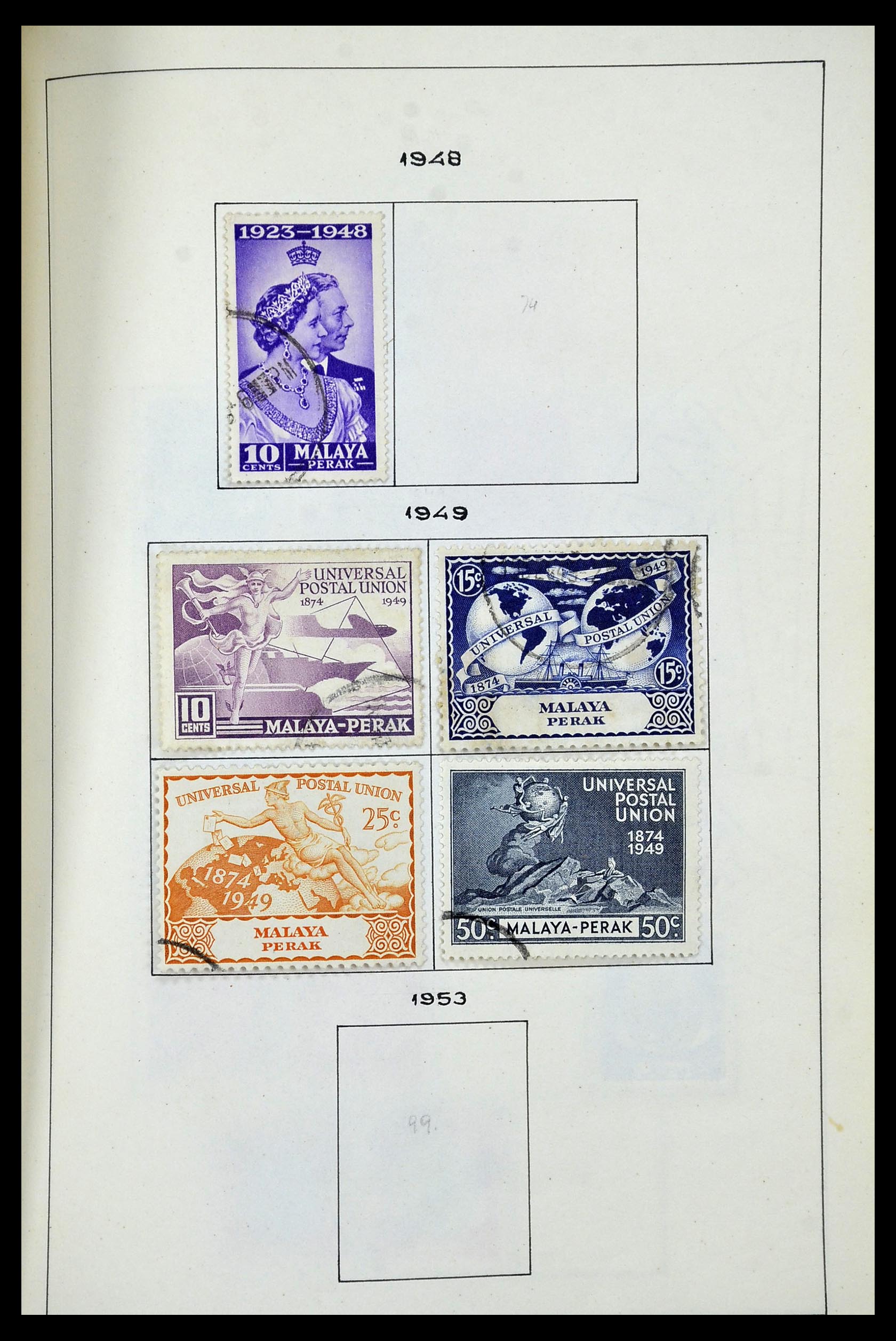 34944 085 - Postzegelverzameling 34944 Engelse koloniën 1860-1950.