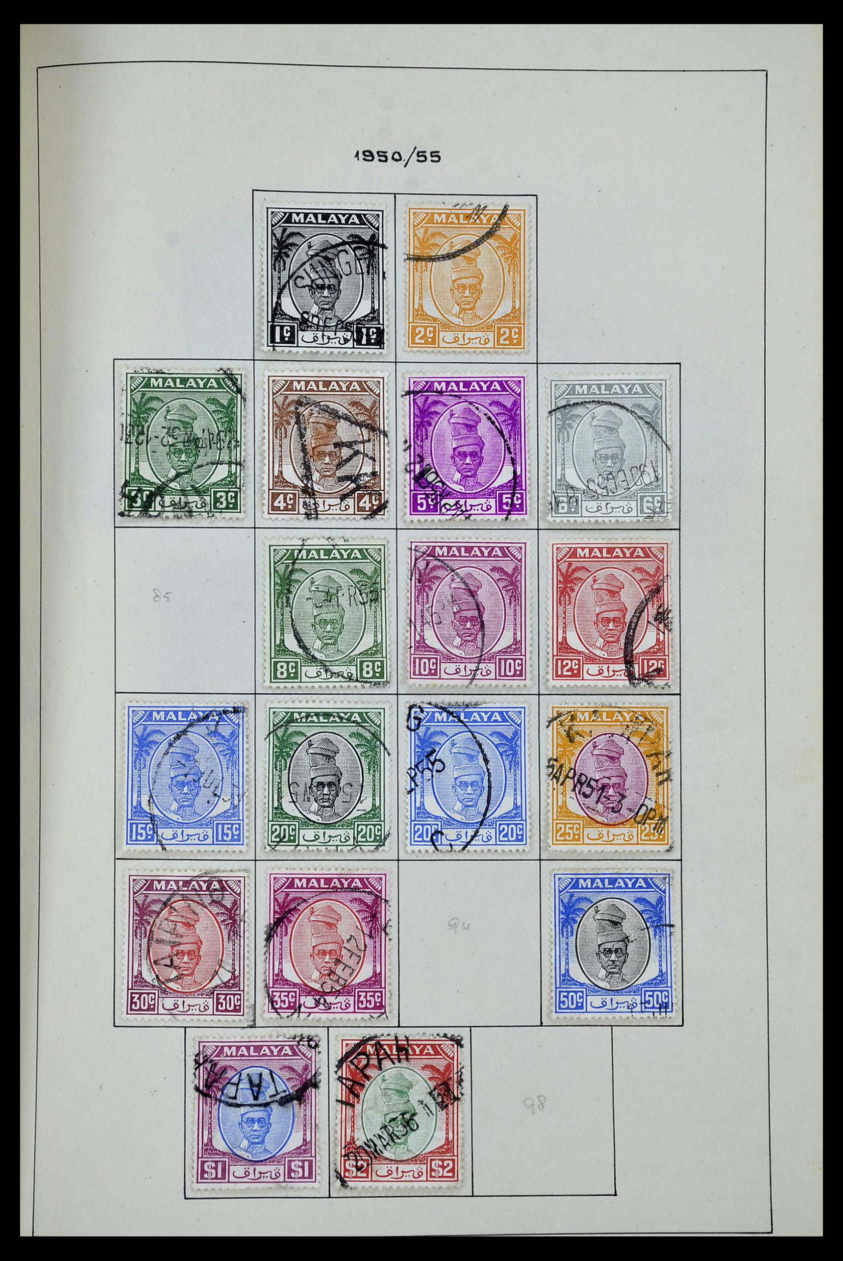 34944 086 - Postzegelverzameling 34944 Engelse koloniën 1860-1950.