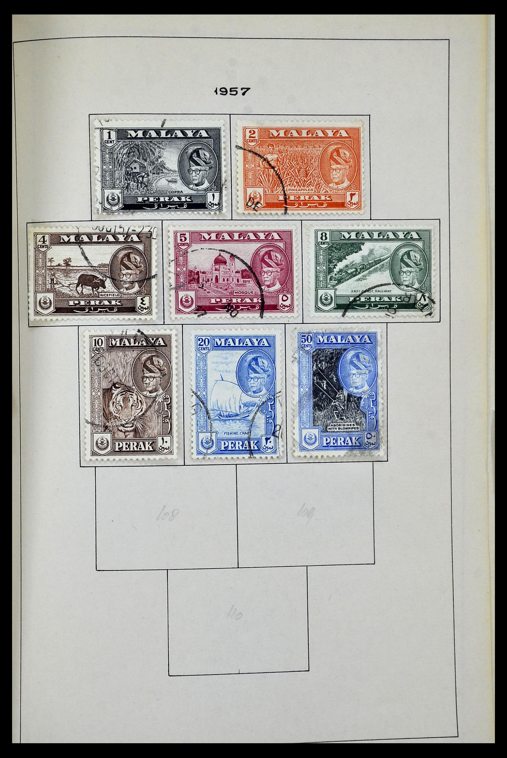 34944 087 - Postzegelverzameling 34944 Engelse koloniën 1860-1950.