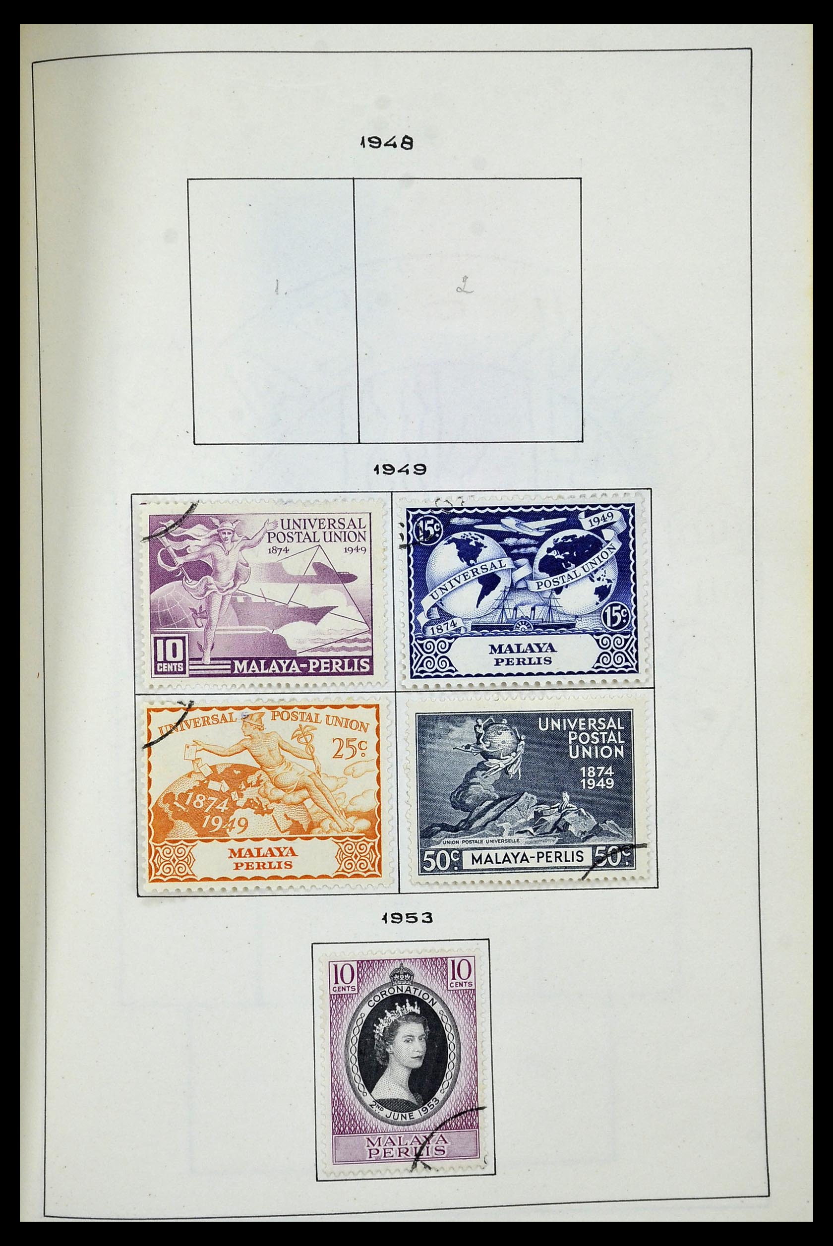 34944 088 - Postzegelverzameling 34944 Engelse koloniën 1860-1950.