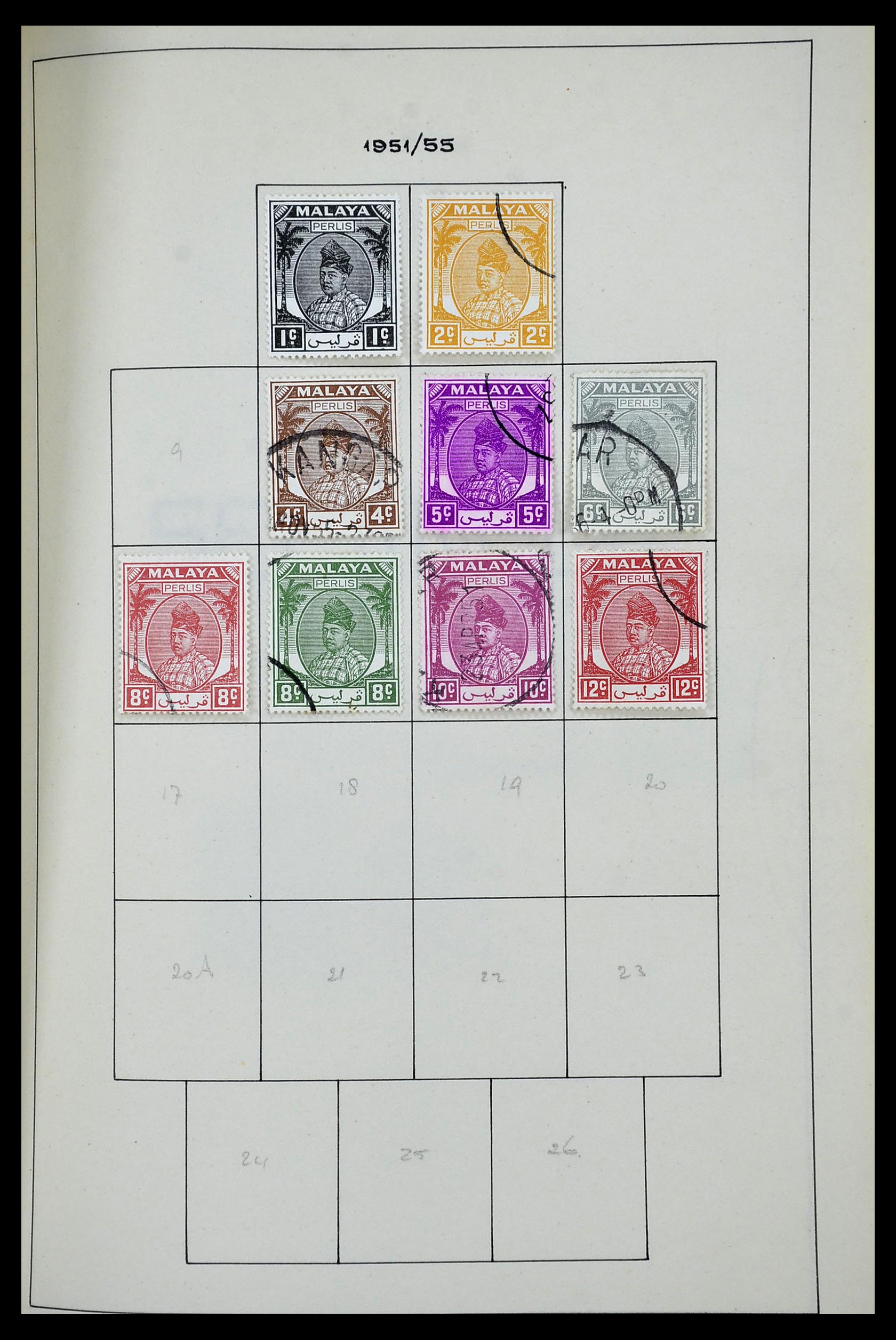 34944 089 - Postzegelverzameling 34944 Engelse koloniën 1860-1950.
