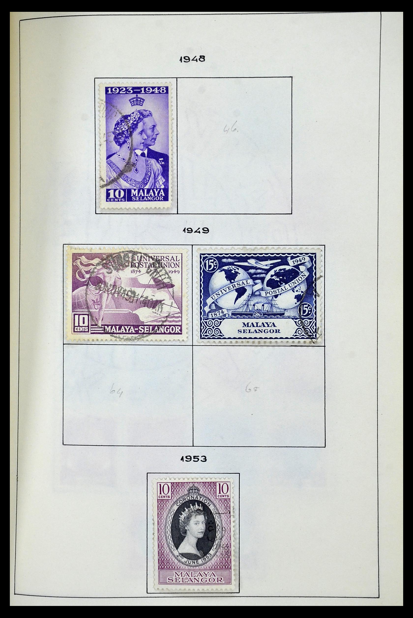 34944 091 - Postzegelverzameling 34944 Engelse koloniën 1860-1950.