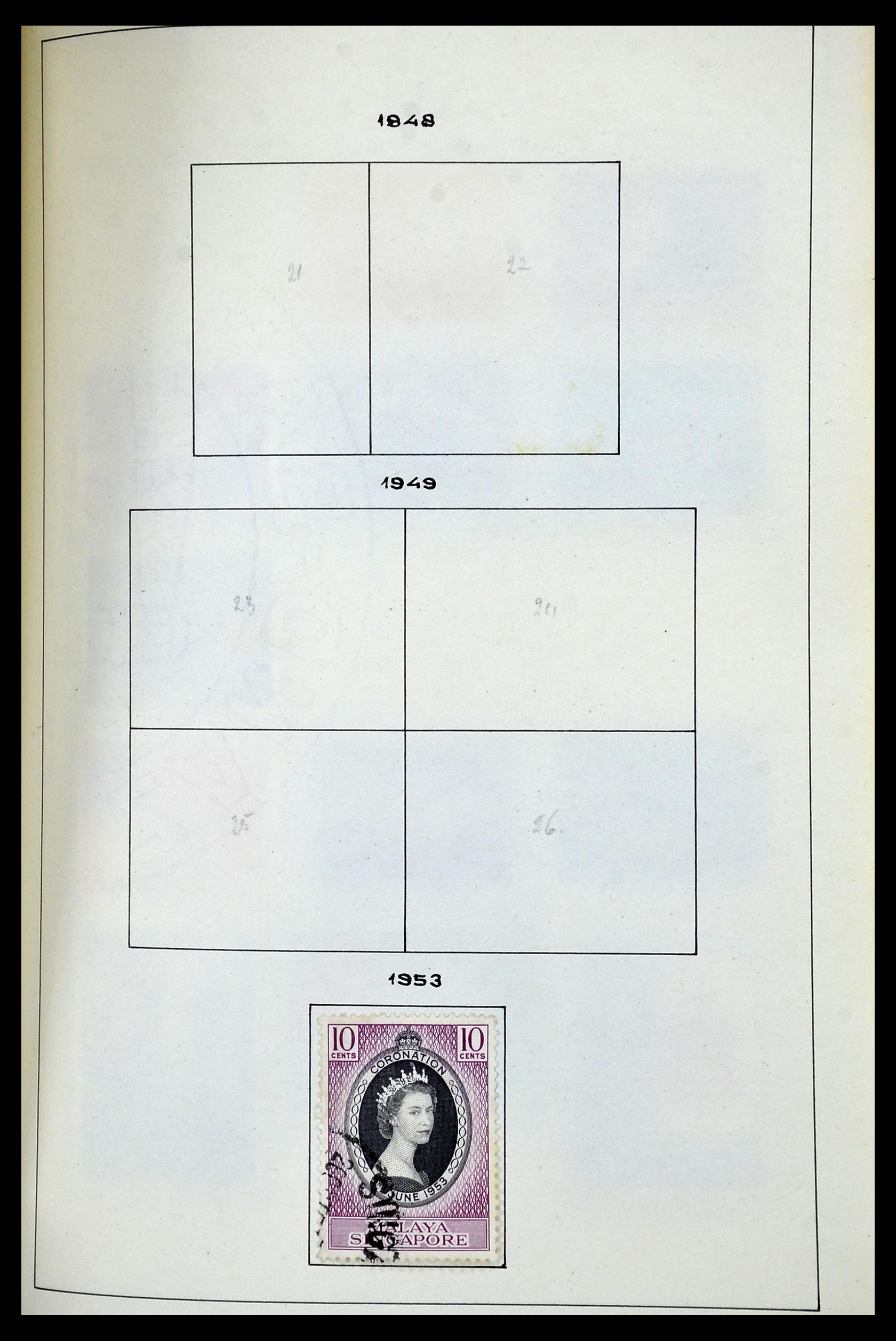 34944 095 - Postzegelverzameling 34944 Engelse koloniën 1860-1950.